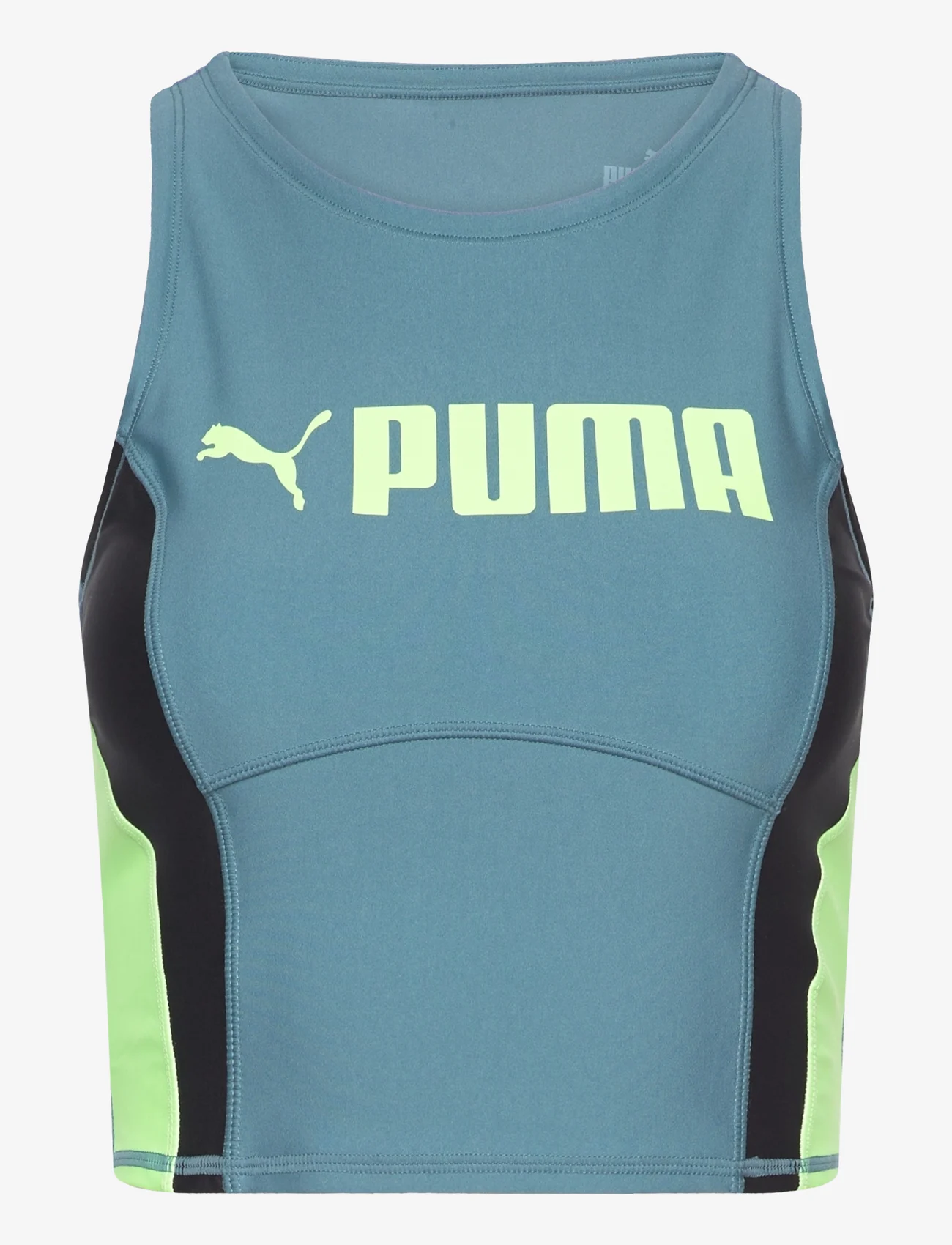 PUMA - PUMA FIT EVERSCULPT TANK - zemākās cenas - bold blue-speed green - 0