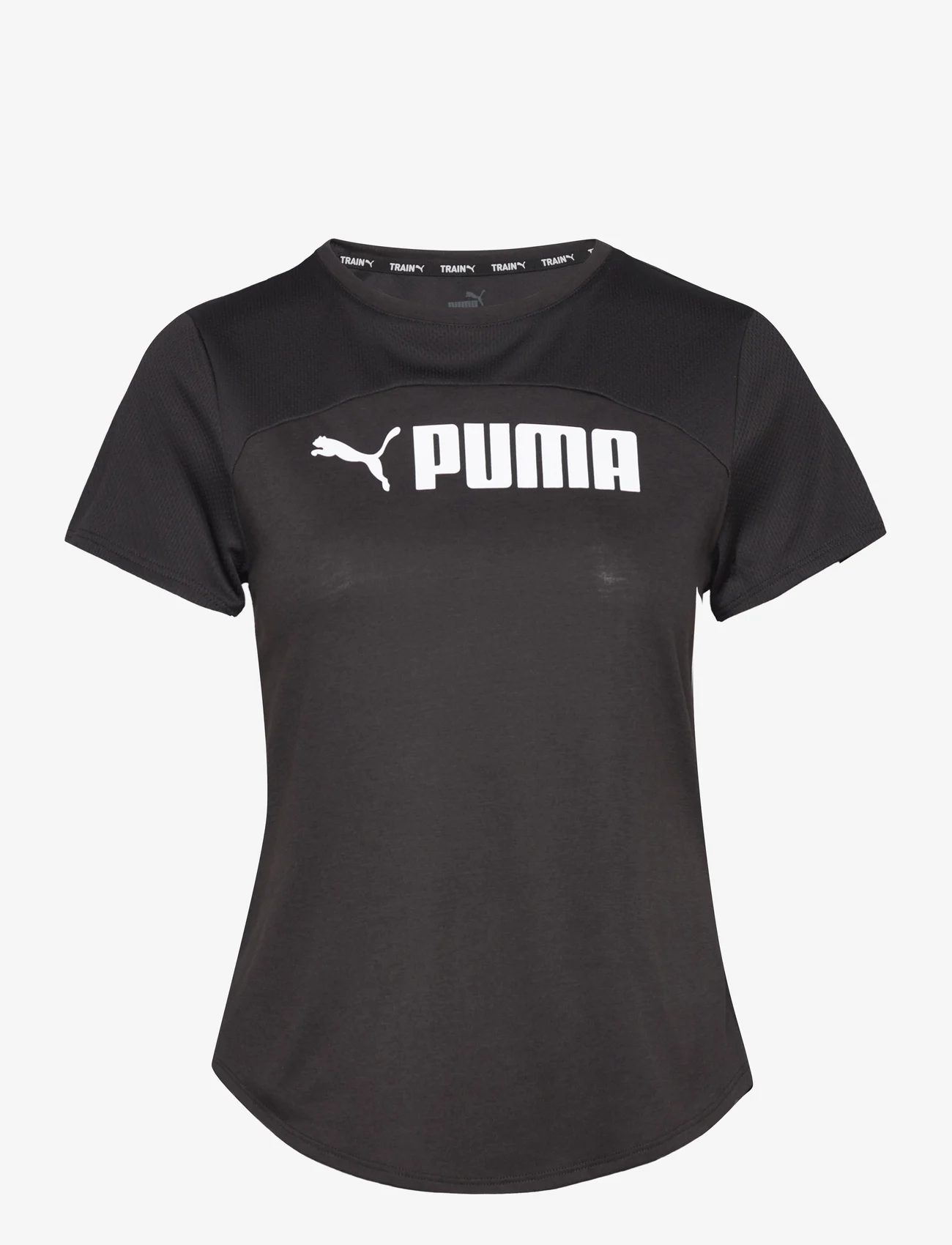 PUMA - PUMA FIT LOGO ULTRABREATHE TEE - t-shirts - puma black-puma white - 0