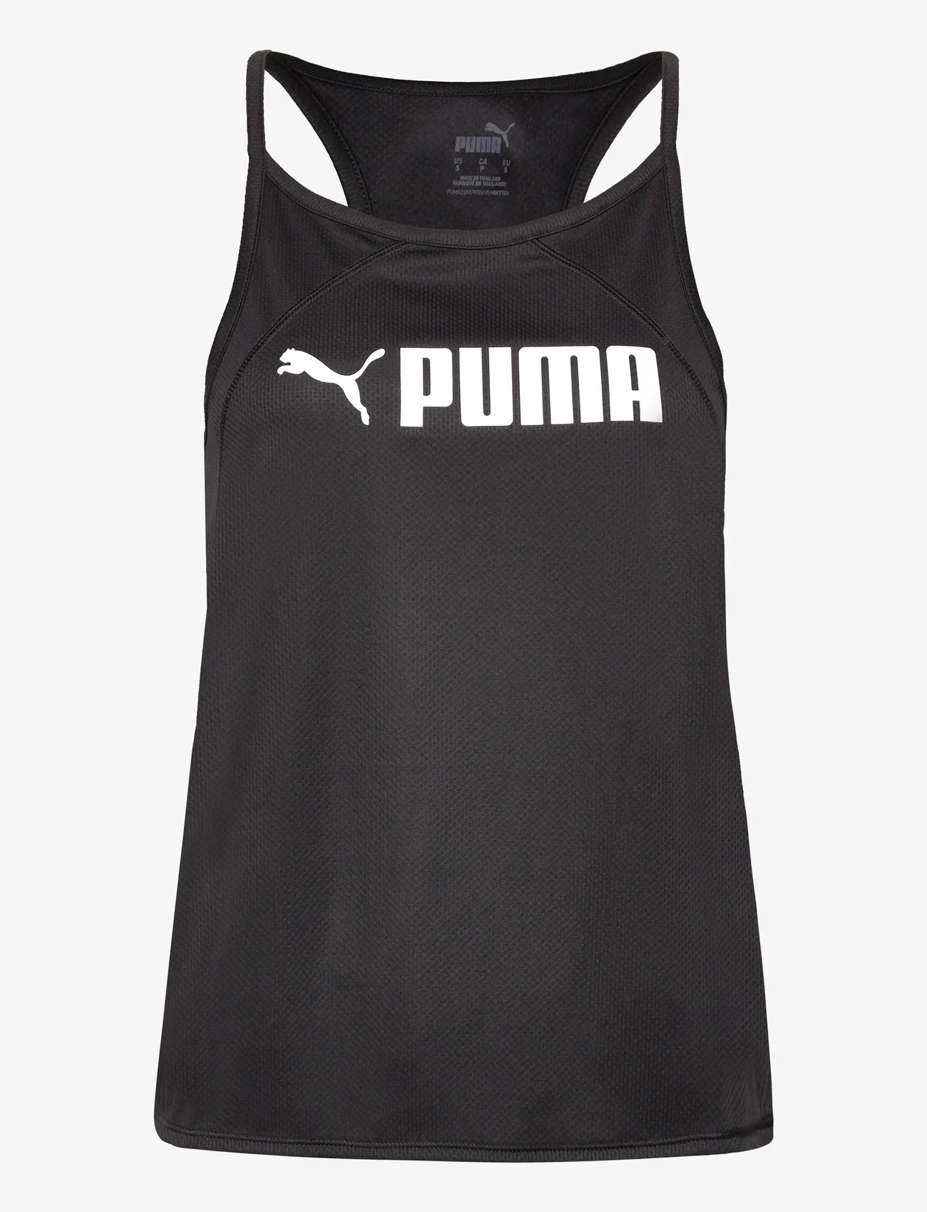 PUMA - PUMA FIT FASHION ULTRABREATHE ALLOVER TANK - tank tops - puma black-puma white - 0