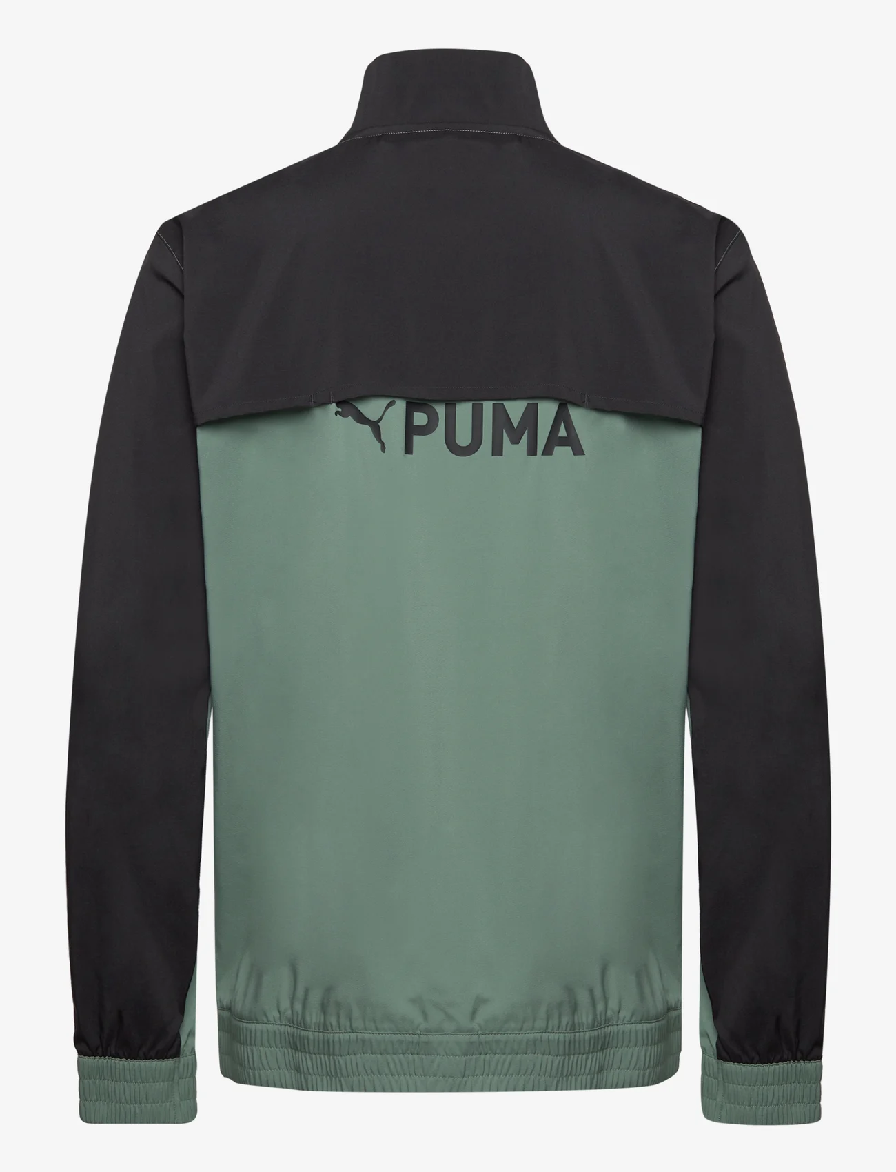 PUMA - Puma Fit Full Zip Woven Jacket - sportsjakker - eucalyptus-puma black - 1