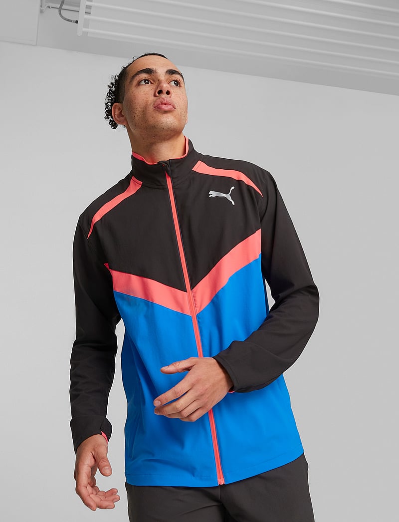 PUMA - Run Ultraweave Jacket - puma black-ultra blue - 0