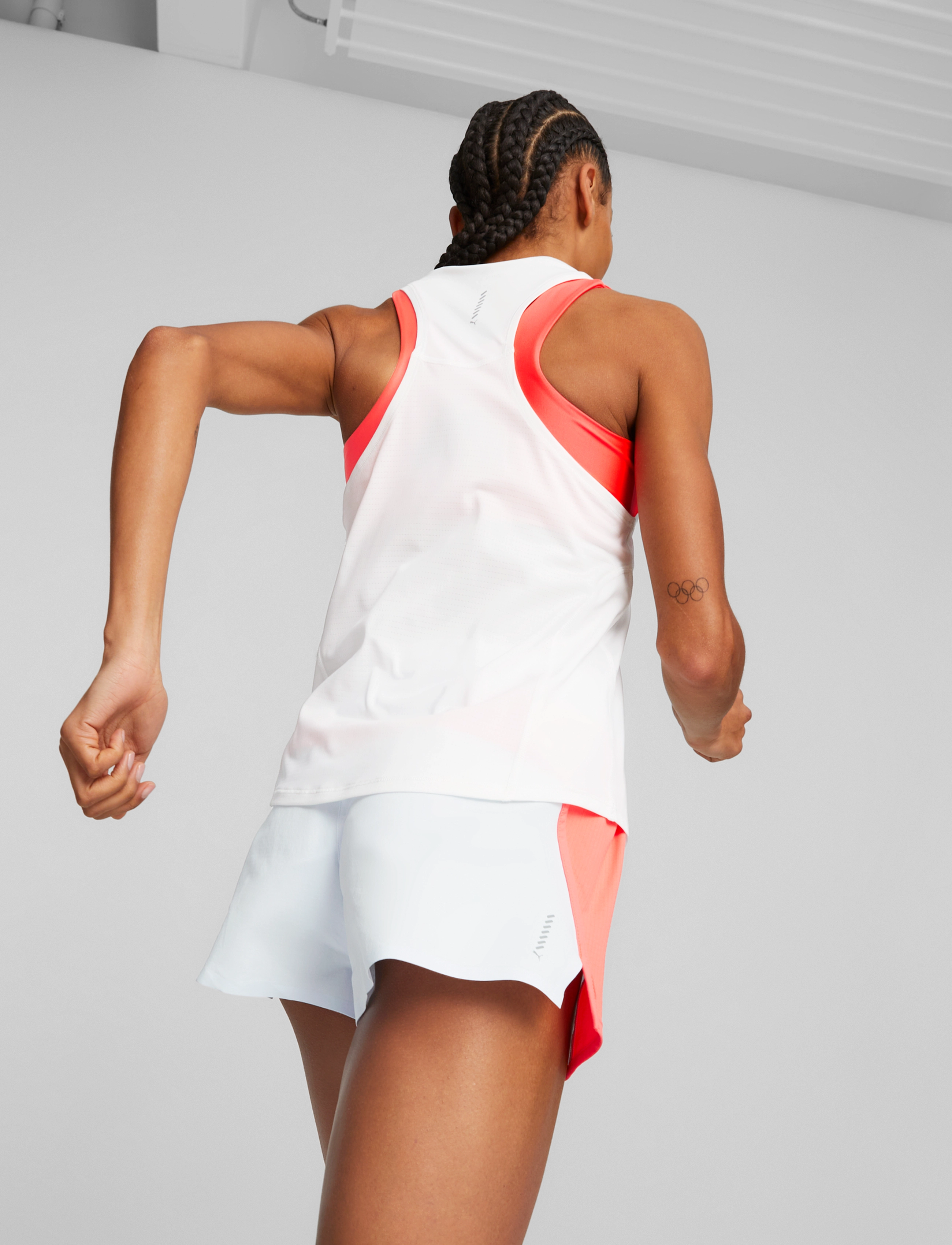 PUMA - RUN CLOUDSPUN TANK W - puma white - 3