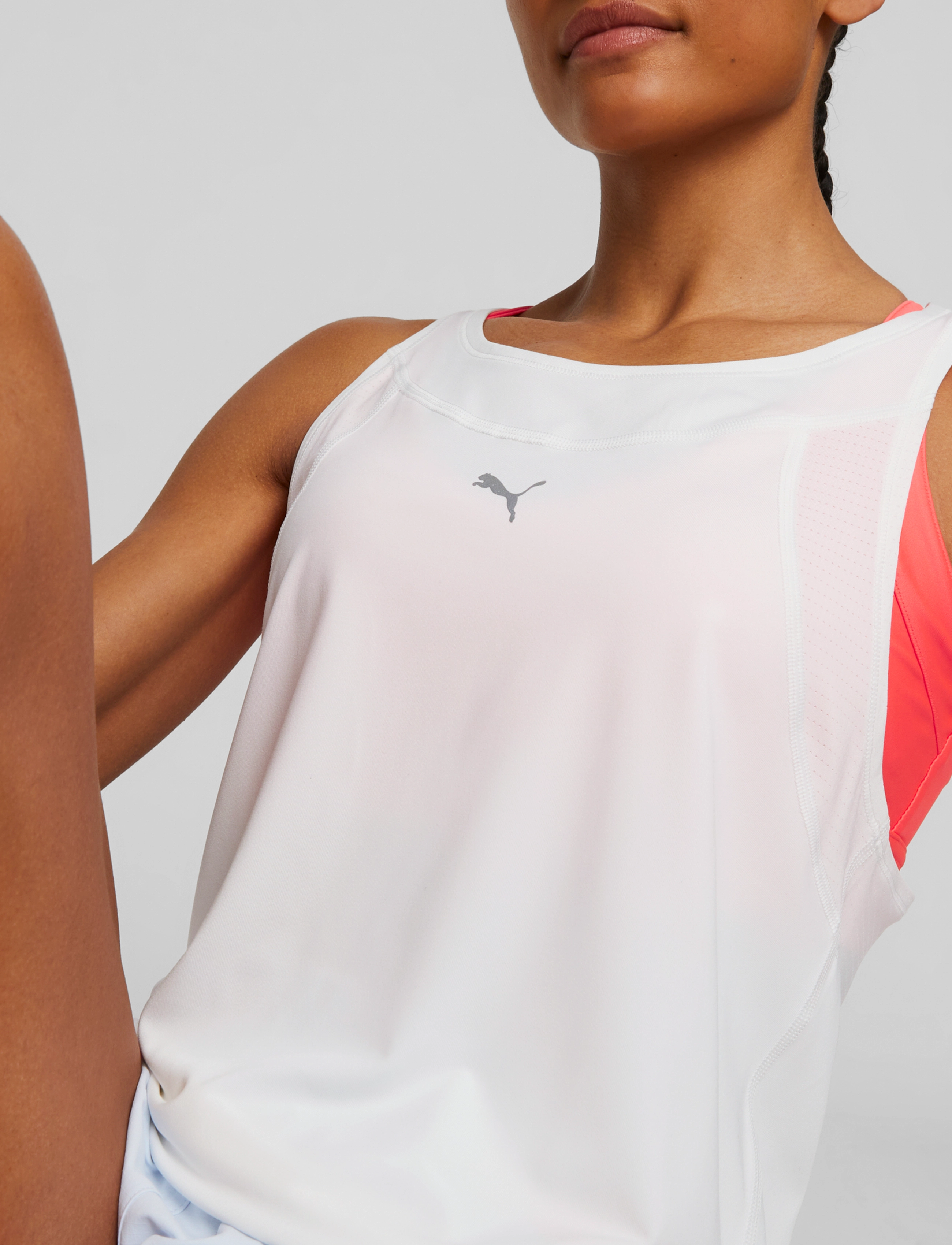 PUMA - RUN CLOUDSPUN TANK W - puma white - 5