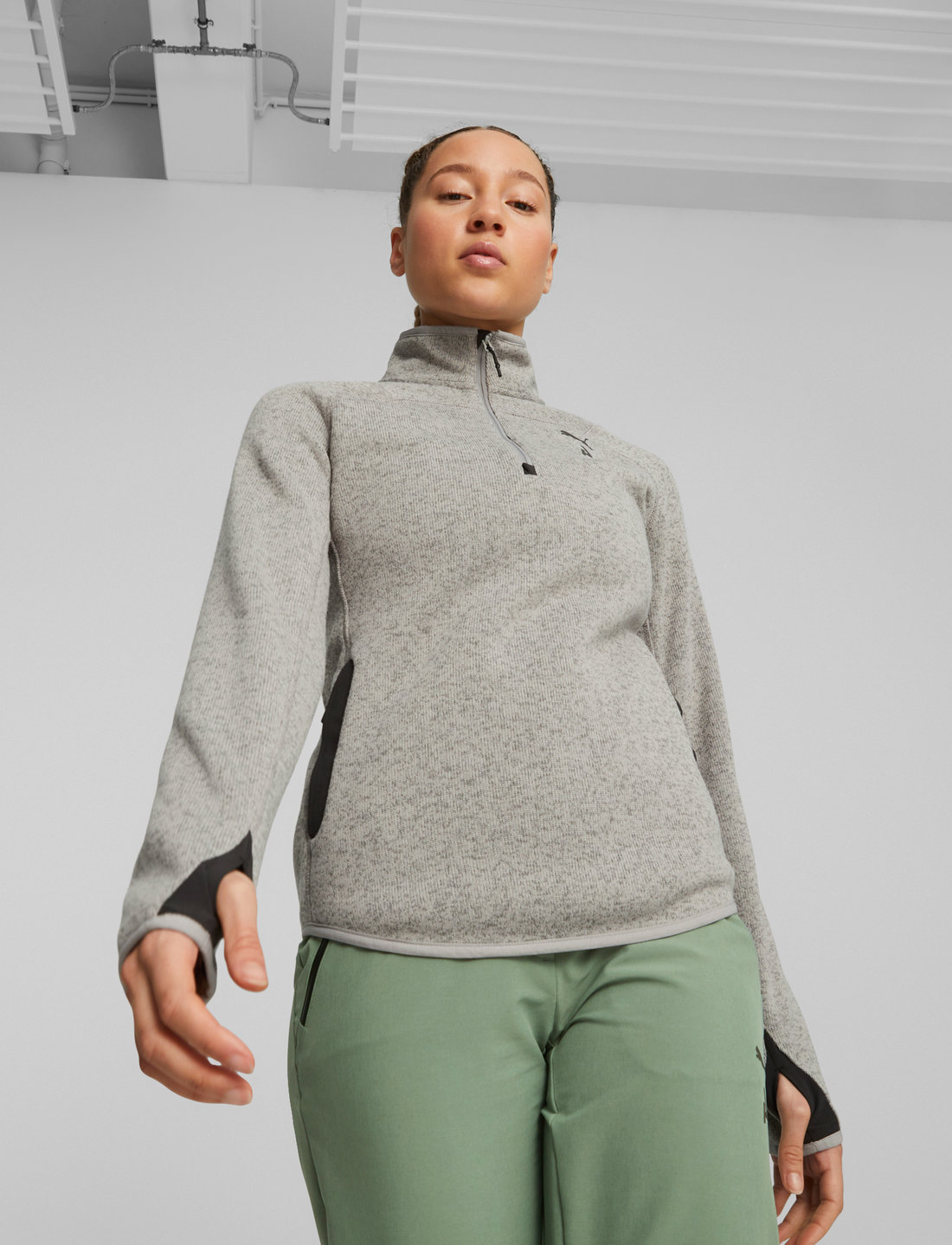 Puma zip sweater sales