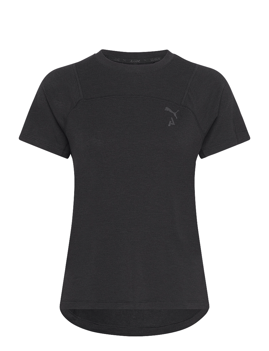PUMA - W SEASONS WOOL SS TEE - puma black - 0