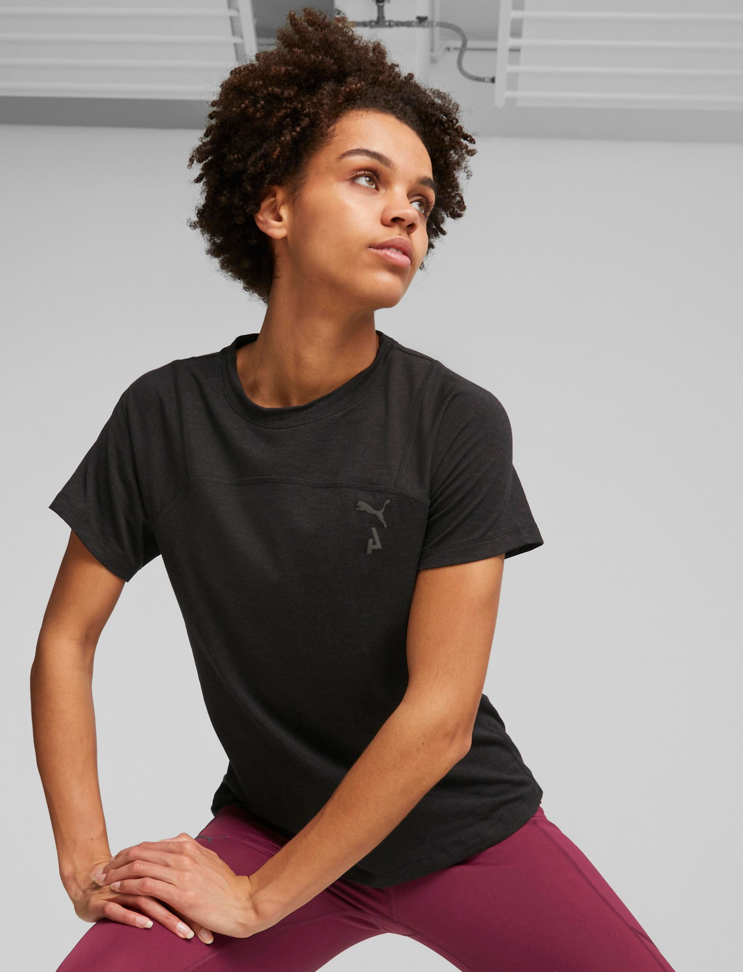 PUMA - W SEASONS WOOL SS TEE - puma black - 2