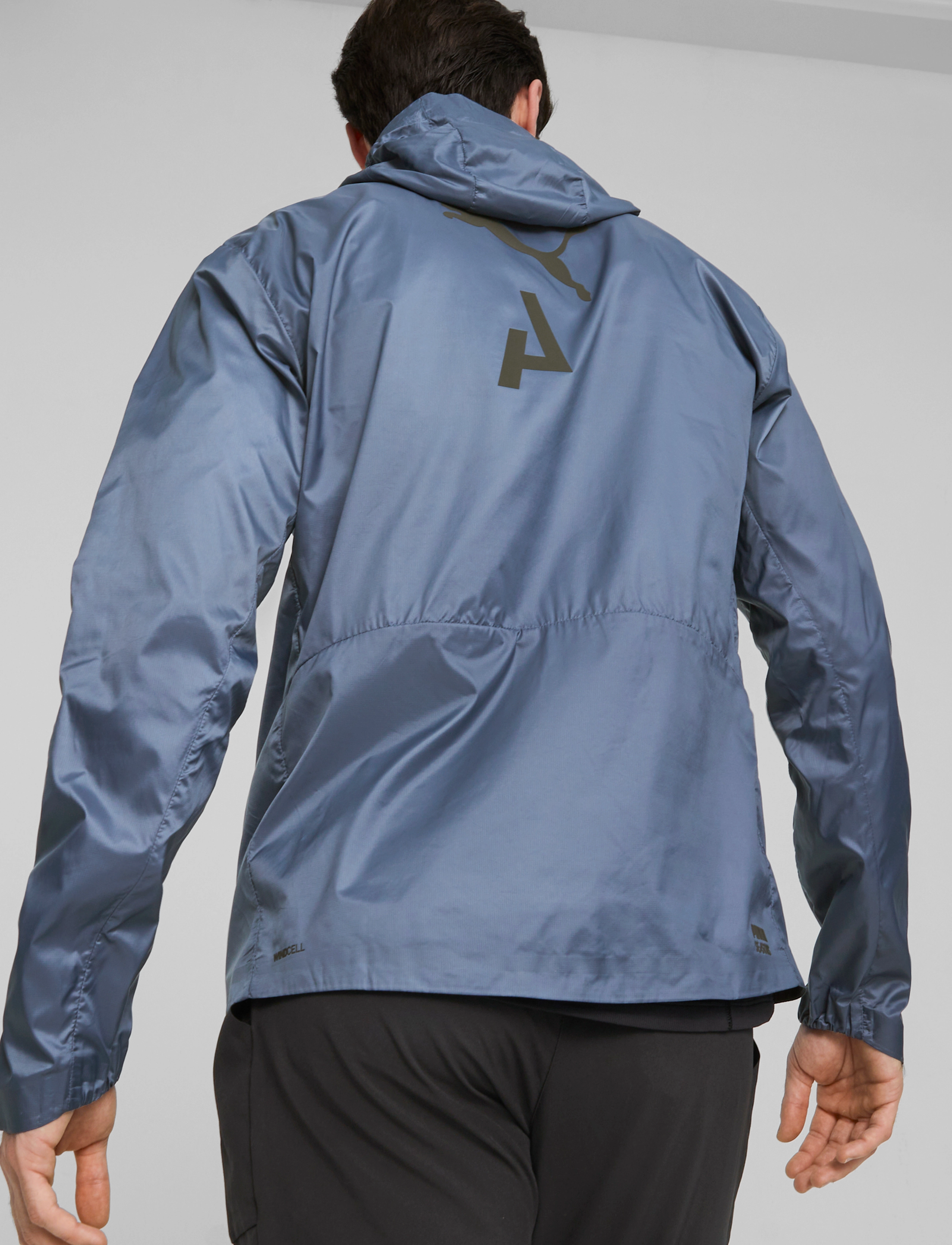 PUMA - M SEASONS LIGHTWEIGHT PACKABLE TRAIL RUN JACKET - inky blue - 4