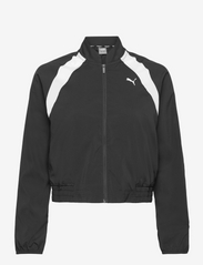 Puma Fit Woven Fashion Jacket - PUMA BLACK-PUMA WHITE