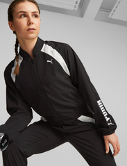 PUMA - Puma Fit Woven Fashion Jacket - sportinės striukės - puma black-puma white - 3