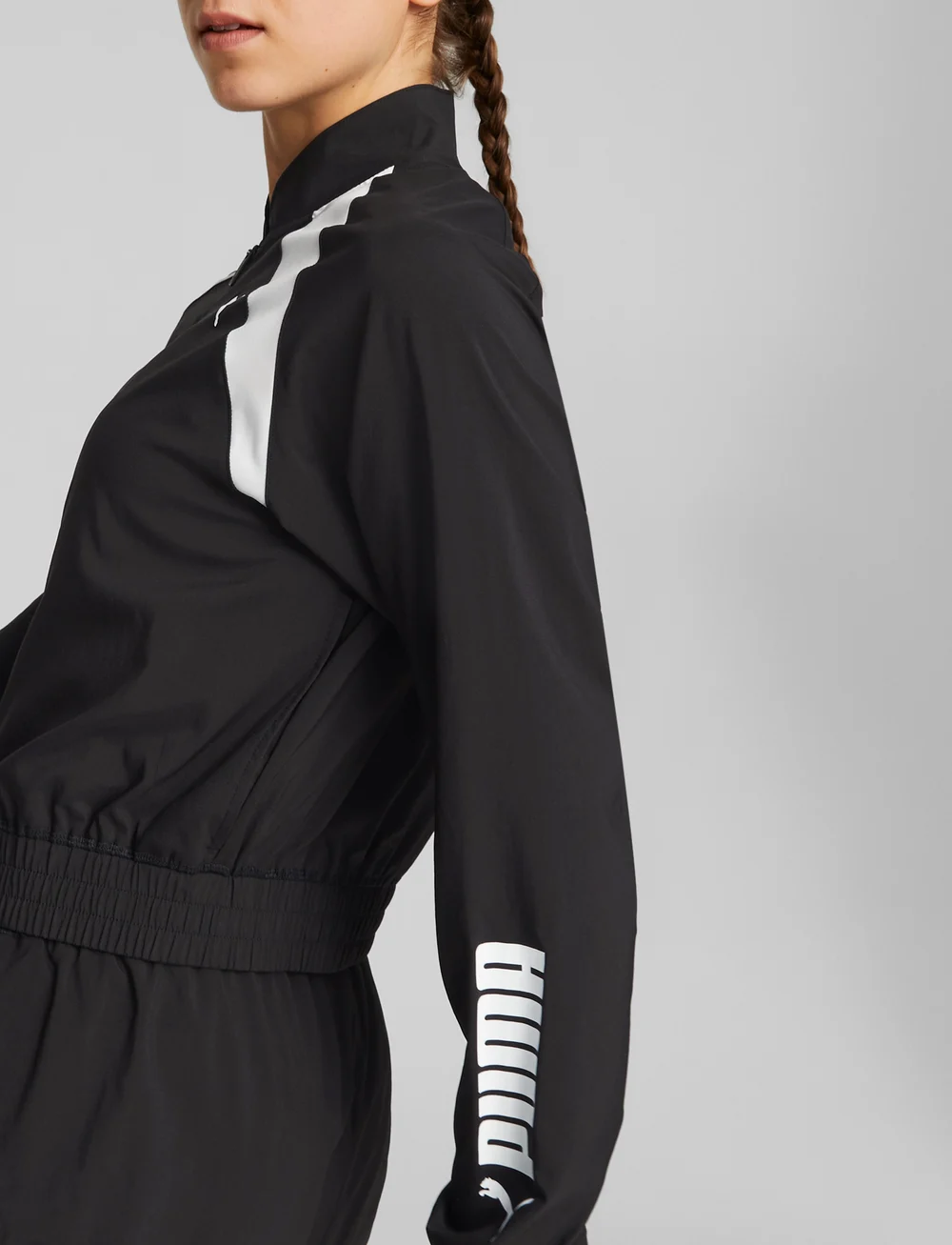 PUMA - Puma Fit Woven Fashion Jacket - sportjacken - puma black-puma white - 5