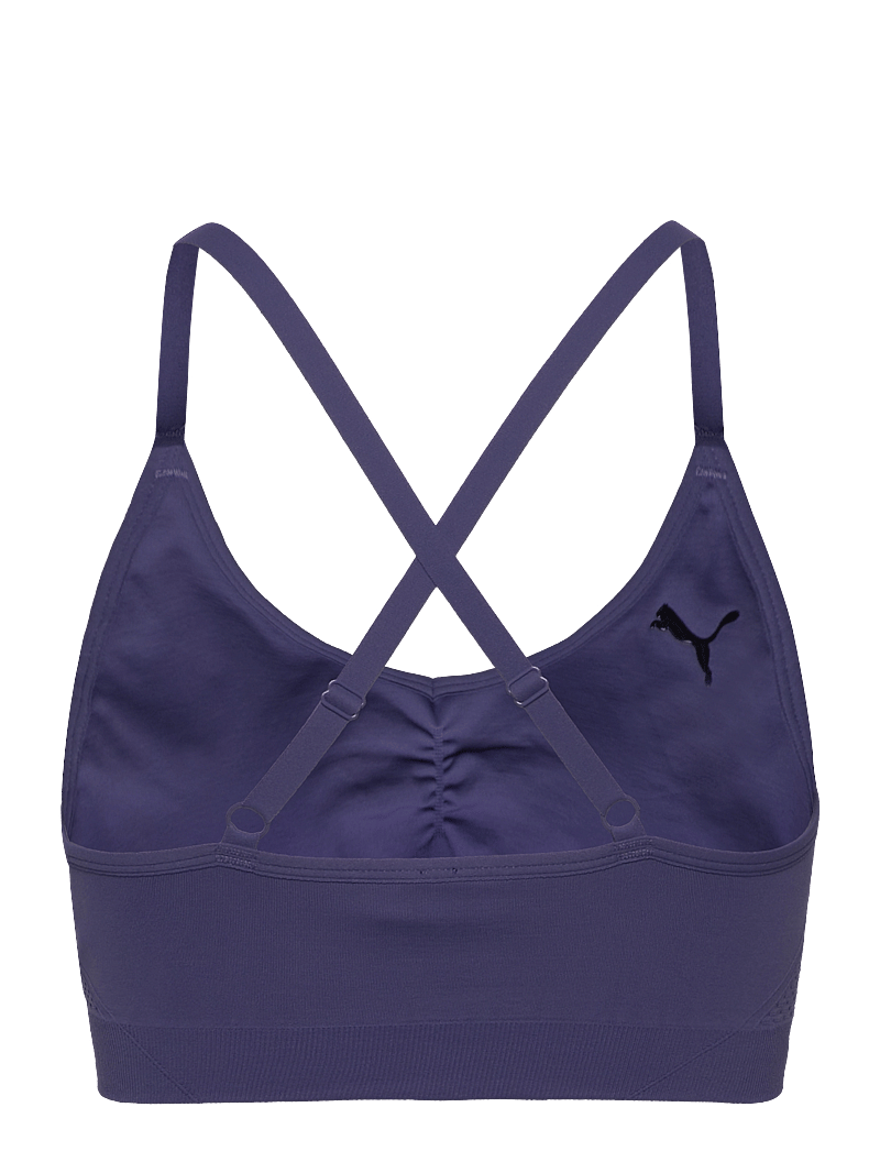 PUMA - MOVE SHAPELUXE SEAMLESS BRA - madal toestus - blue crystal - 1