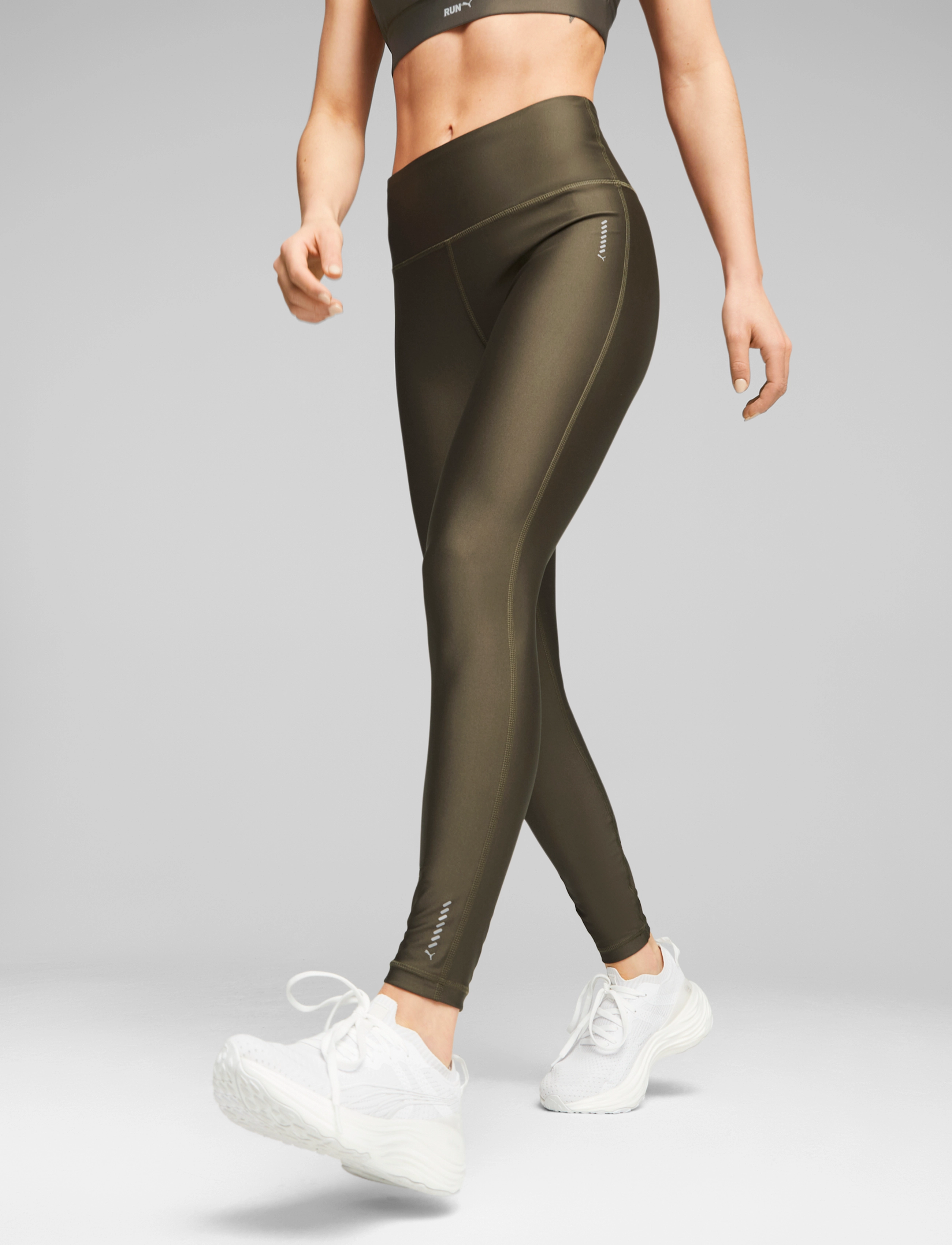 PUMA - W RUN HW FL TIGHT - dark loden - 2
