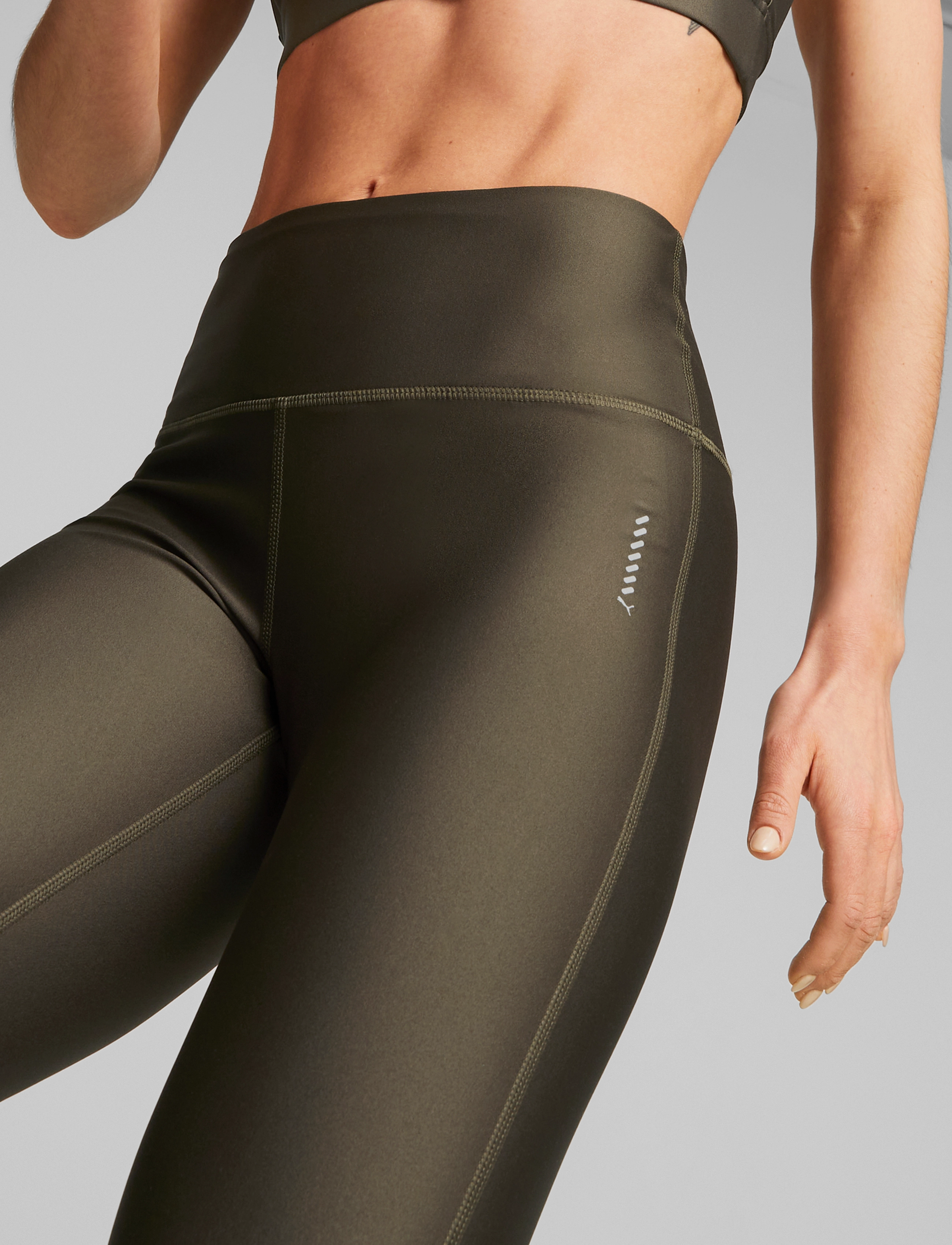 PUMA - W RUN HW FL TIGHT - dark loden - 4