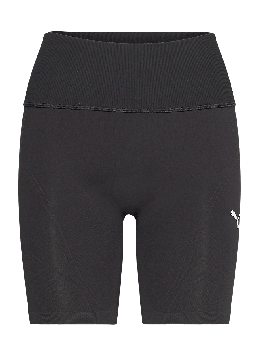 PUMA - SHAPELUXE SEAMLESS HW 6" SHORT TIGHT - collants d'entraînement - puma black - 1
