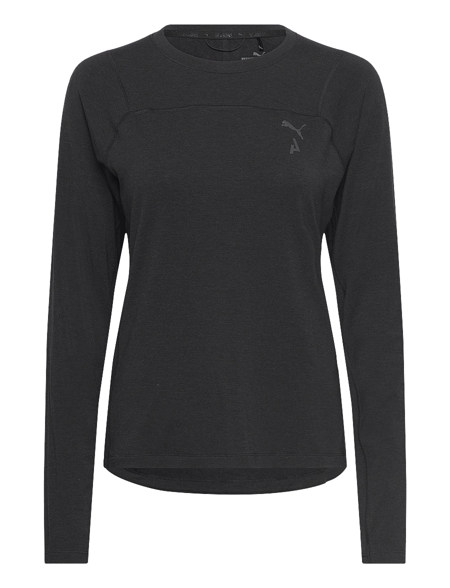 PUMA - W SEASONS Wool Tee LS - puma black - 0