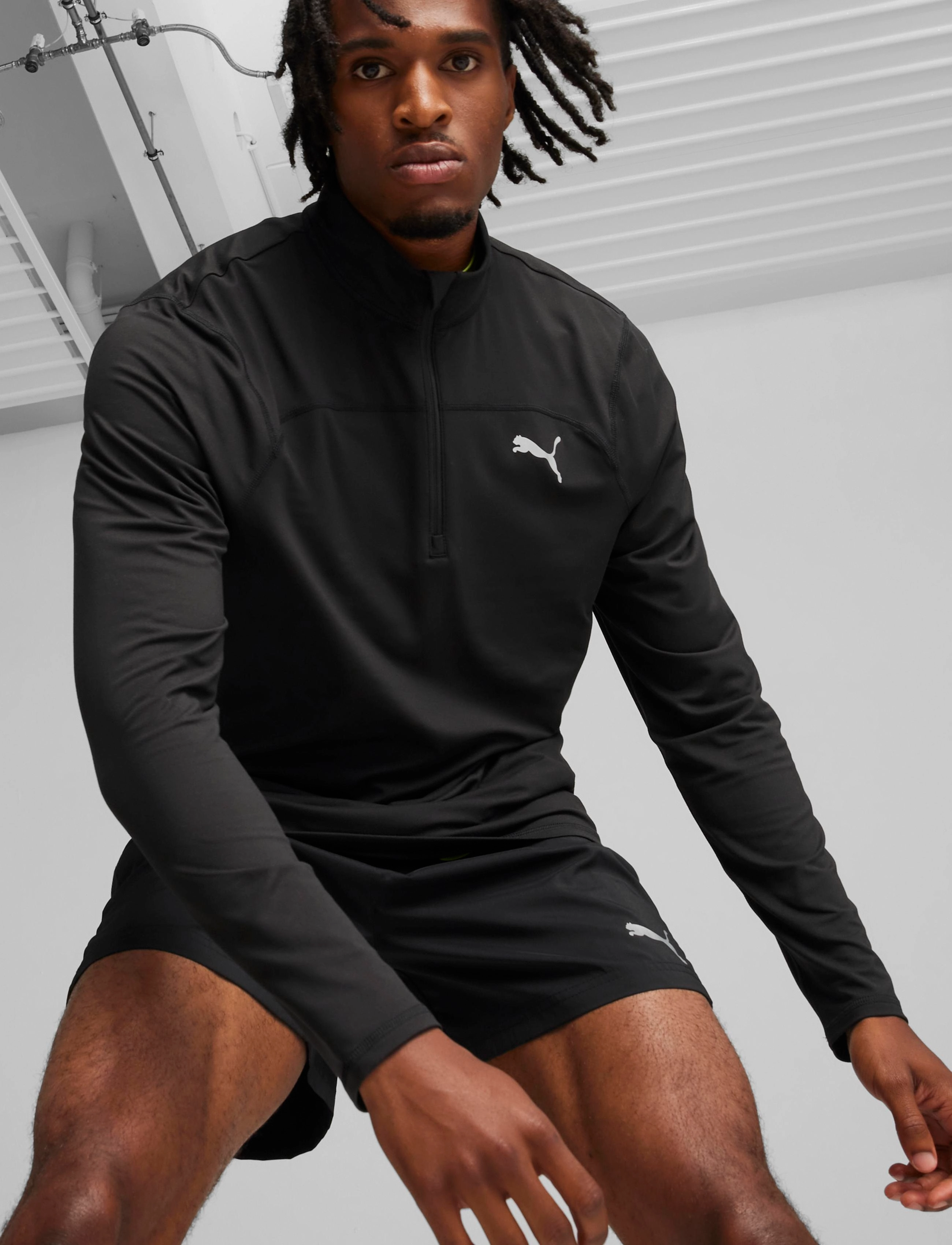 PUMA - RUN CLOUDSPUN 1/4 ZIP - puma black - 2