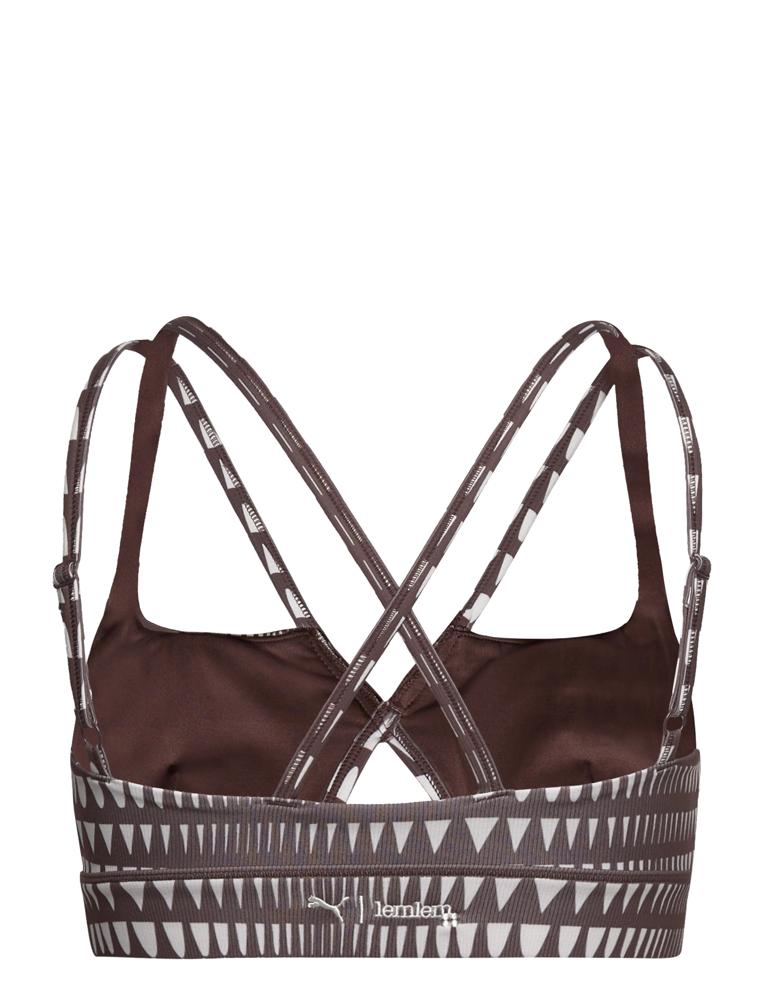 PUMA - LEMLEM LOW IMPACT BRA - sporta krūšturi (zems atbalsts) - dark chocolate - 2