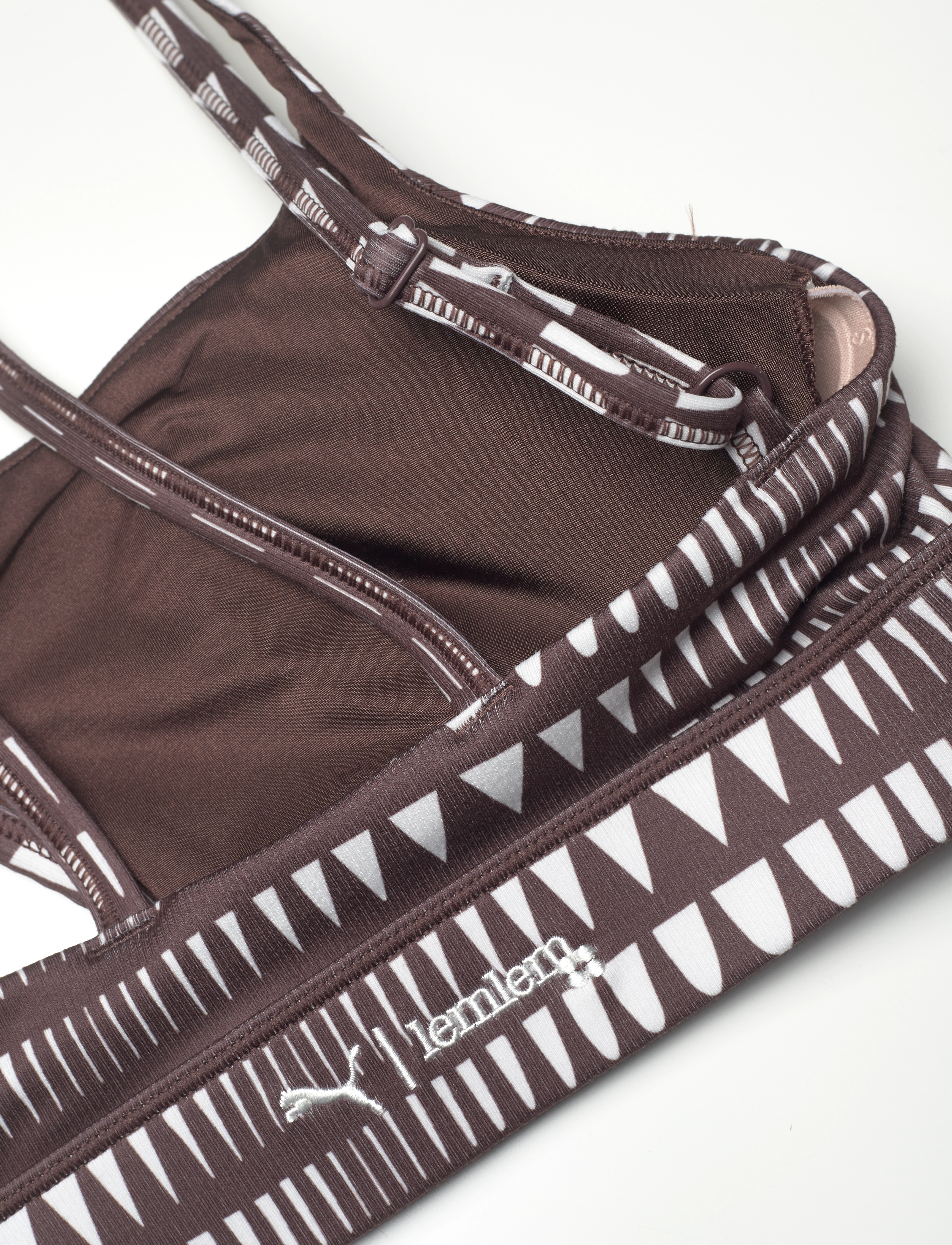 PUMA - LEMLEM LOW IMPACT BRA - sporta krūšturi (zems atbalsts) - dark chocolate - 3