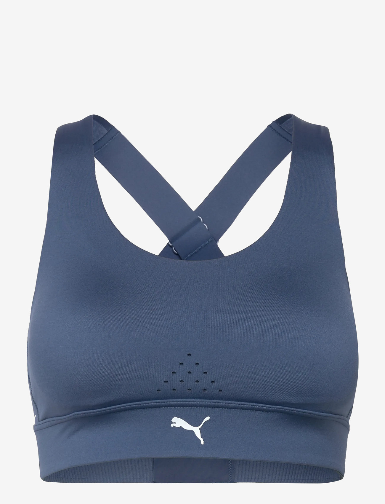 PUMA - PWRbreathe RUN BRA - hög support - dark indigo - 0
