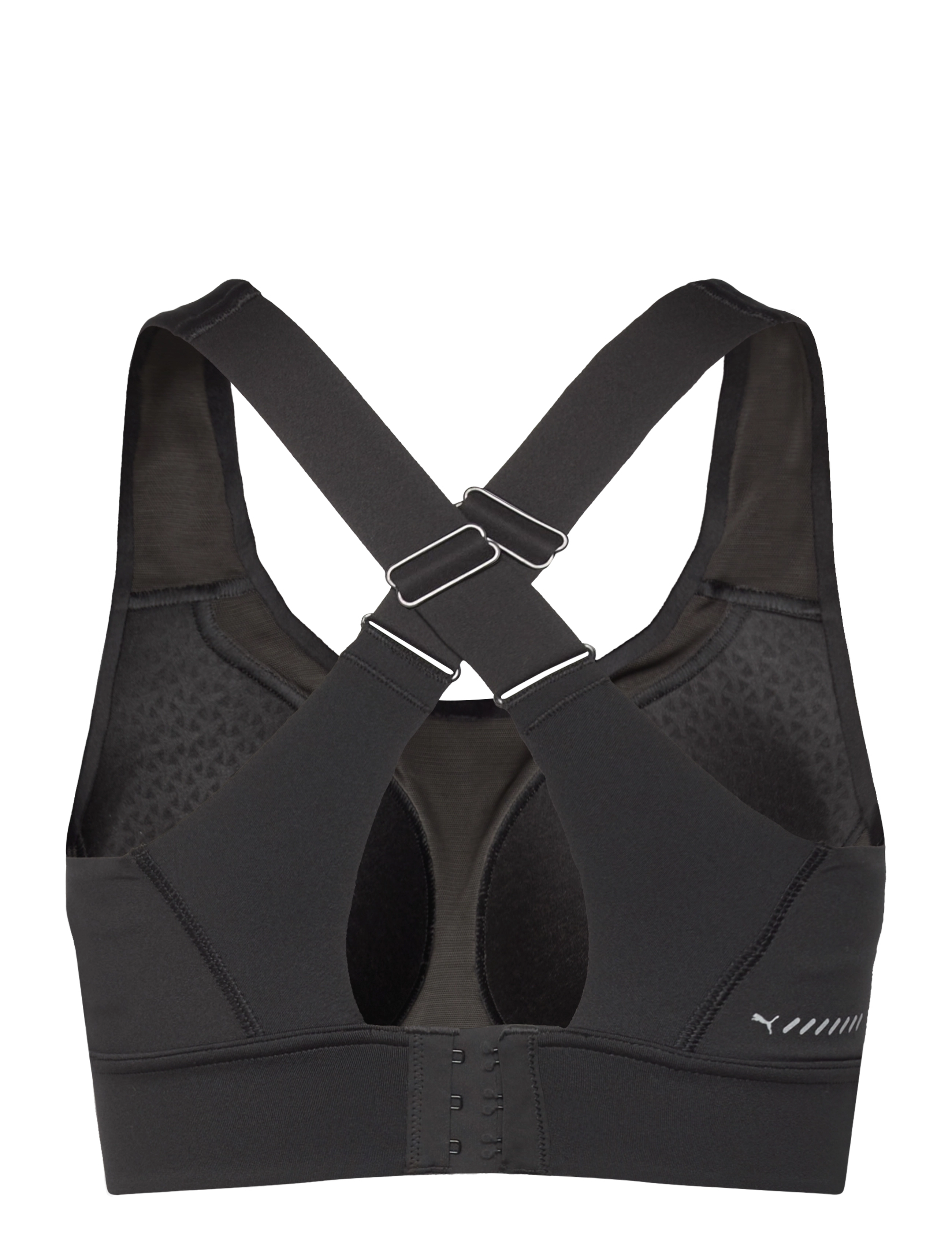 PUMA - PWRbreathe RUN BRA - hög support - puma black - 2