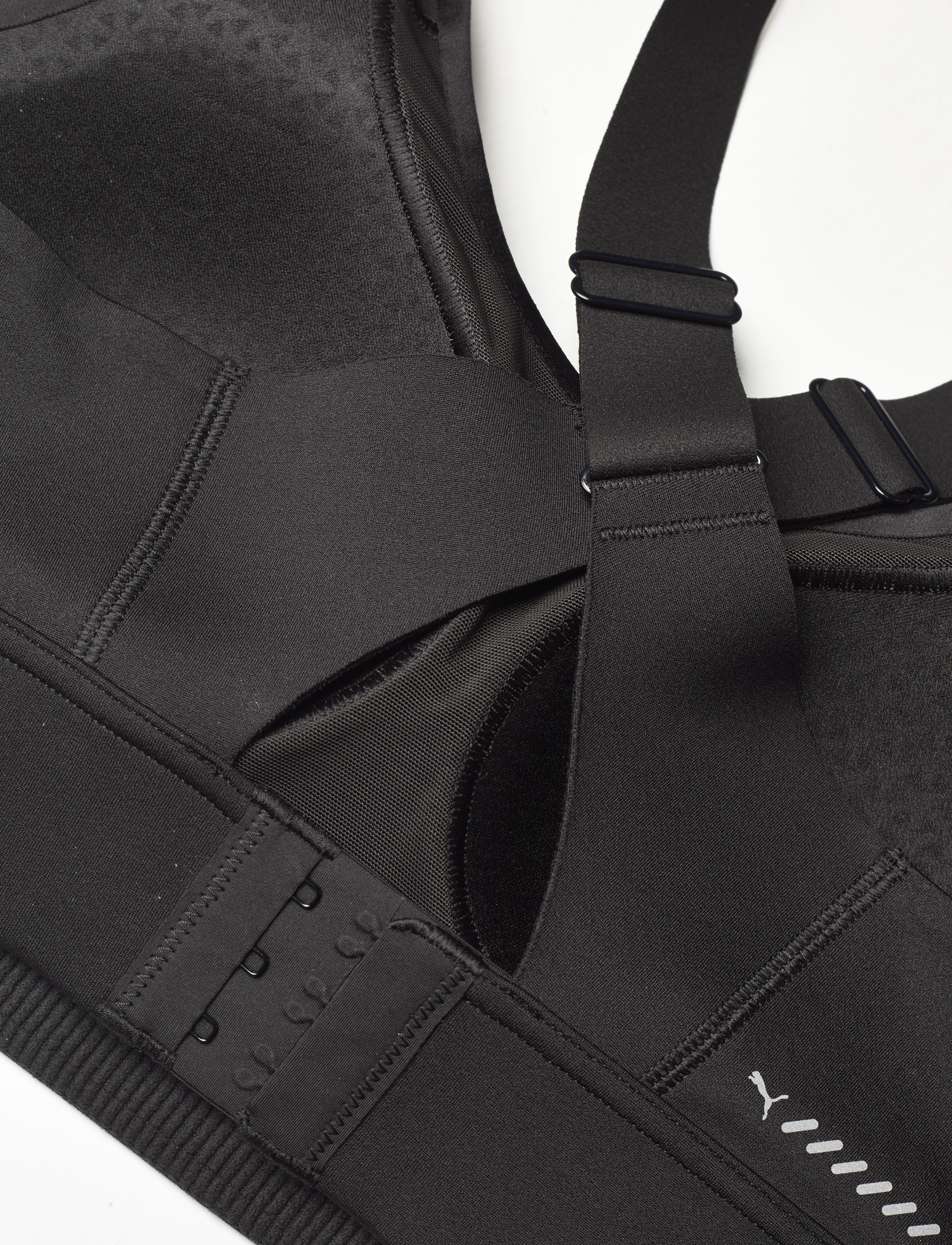 PUMA - PWRbreathe RUN BRA - hög support - puma black - 4