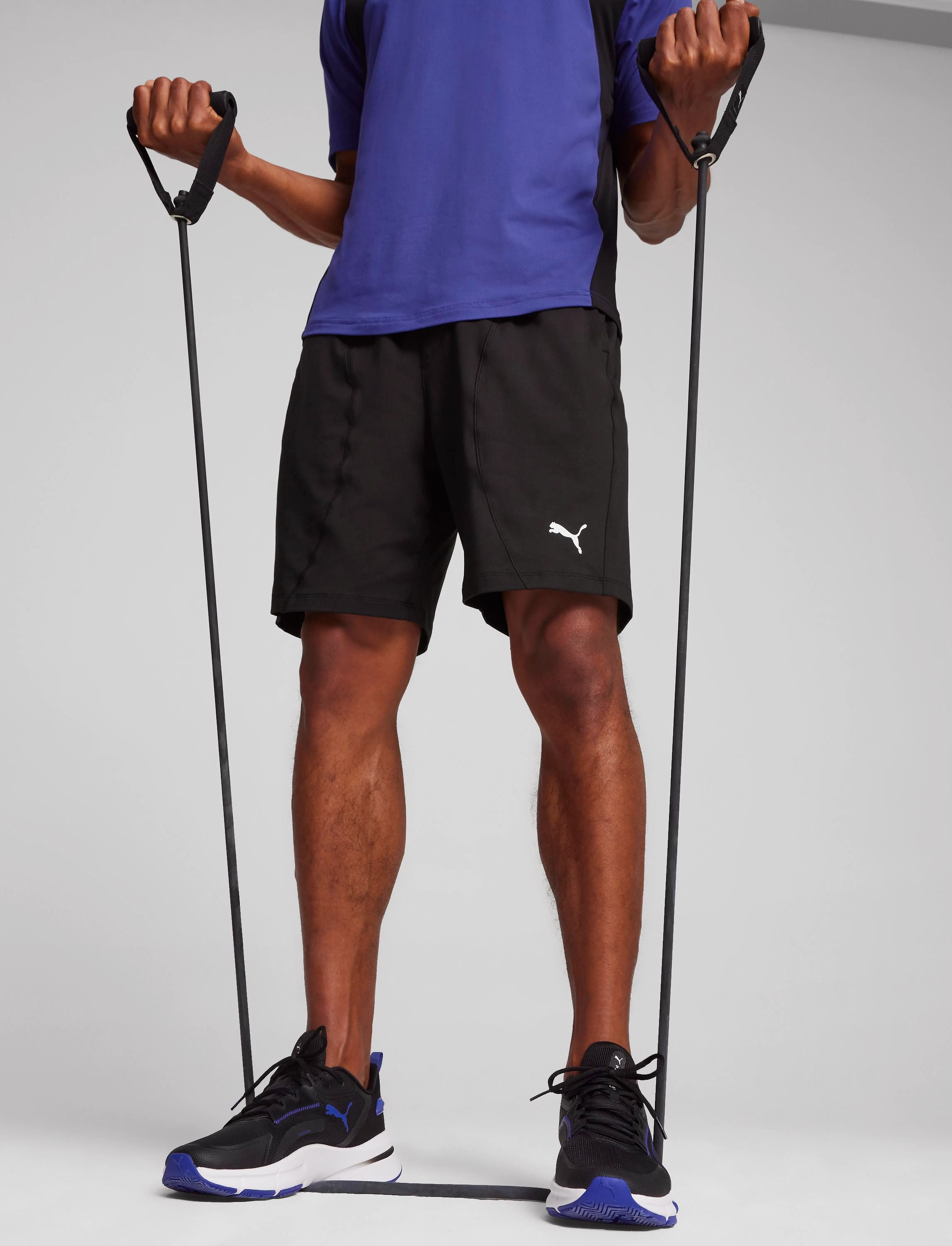 PUMA - M CLOUDSPUN 7" KNIT SHORT - puma black - 0