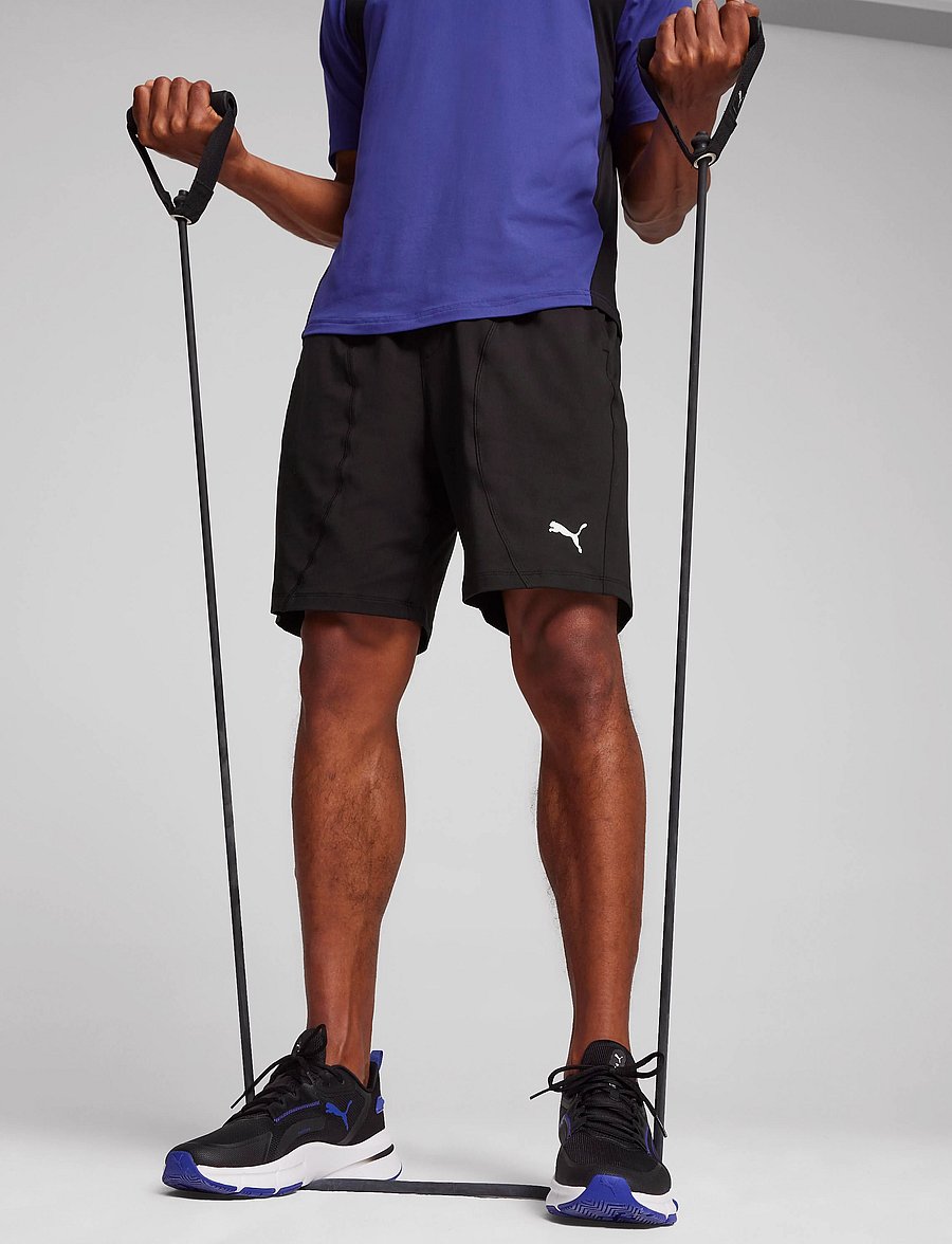 PUMA - M CLOUDSPUN 7" KNIT SHORT - puma black - 0