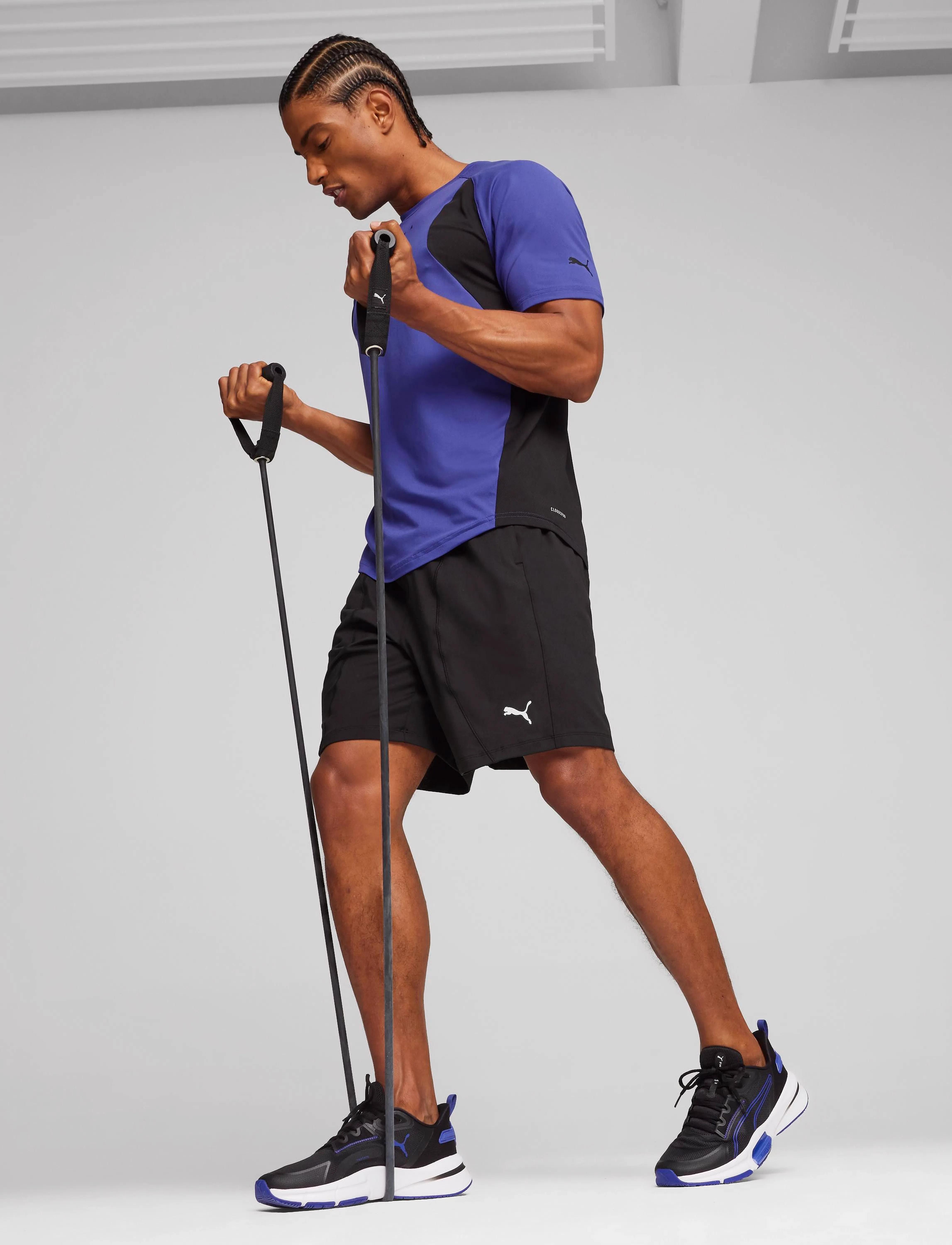 PUMA - M CLOUDSPUN 7" KNIT SHORT - lowest prices - puma black - 4
