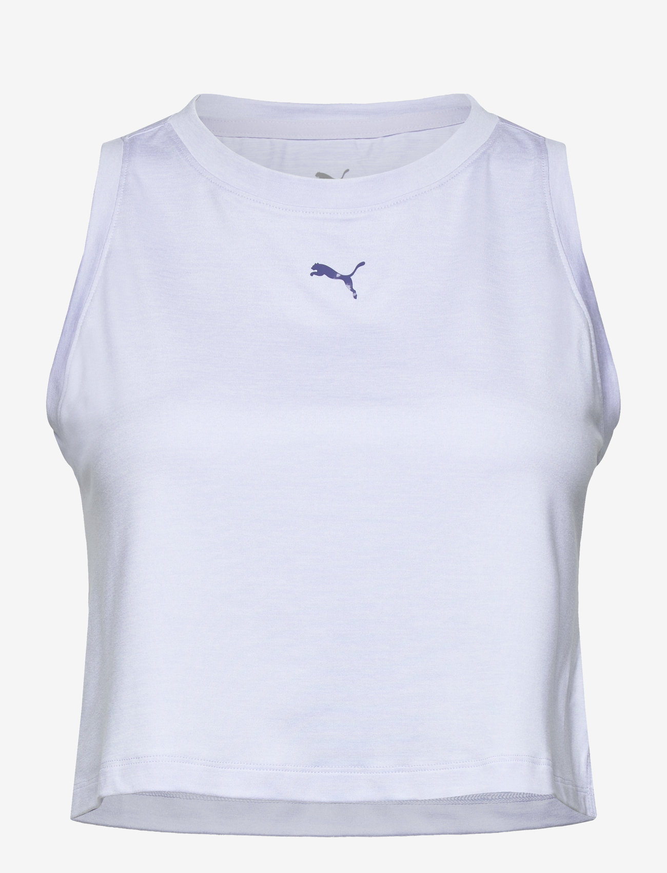 PUMA - CLOUDSPUN SLEEVELESS TANK - SHORT - crop tops - cool weather heather - 0