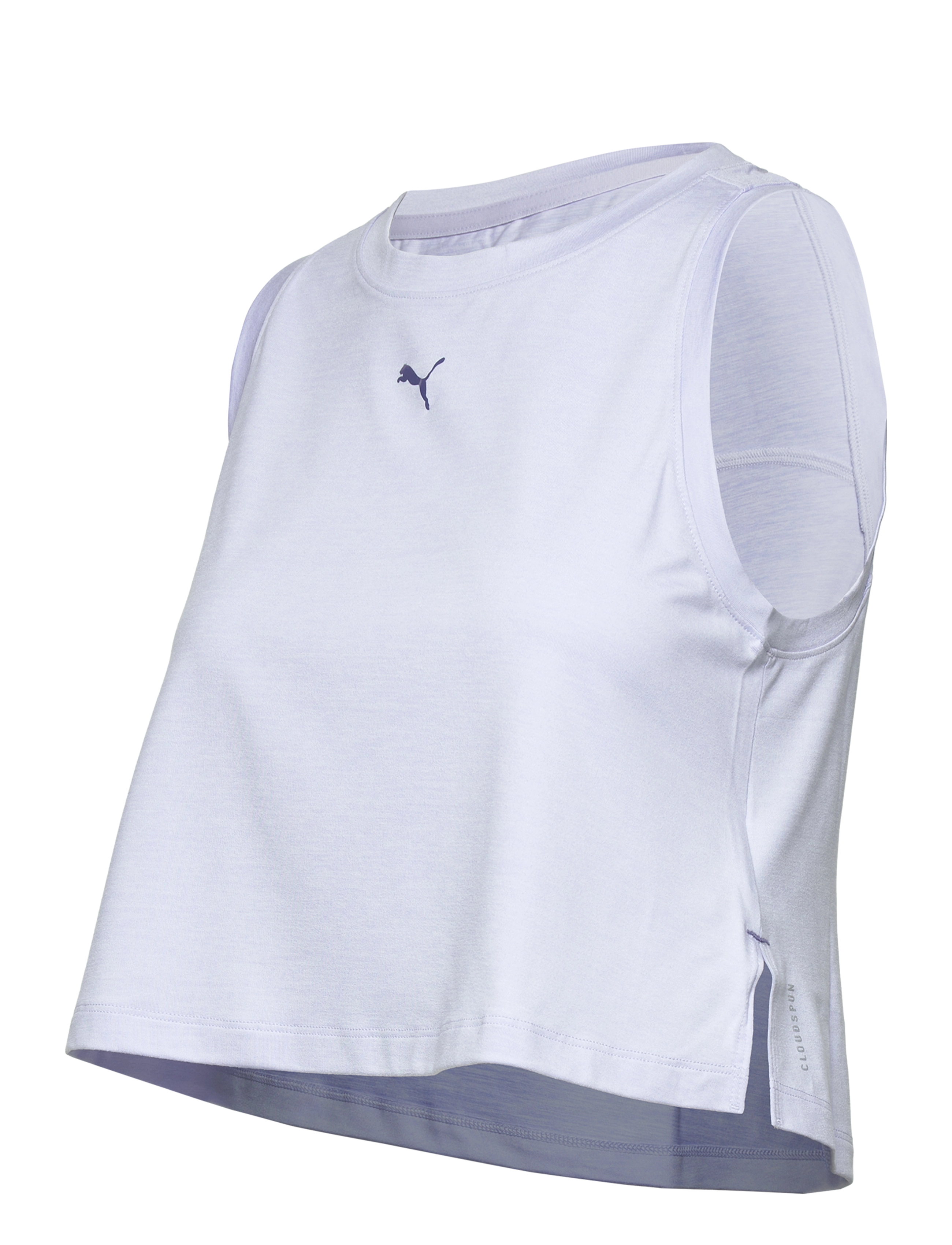 PUMA - CLOUDSPUN SLEEVELESS TANK - SHORT - cool weather heather - 2