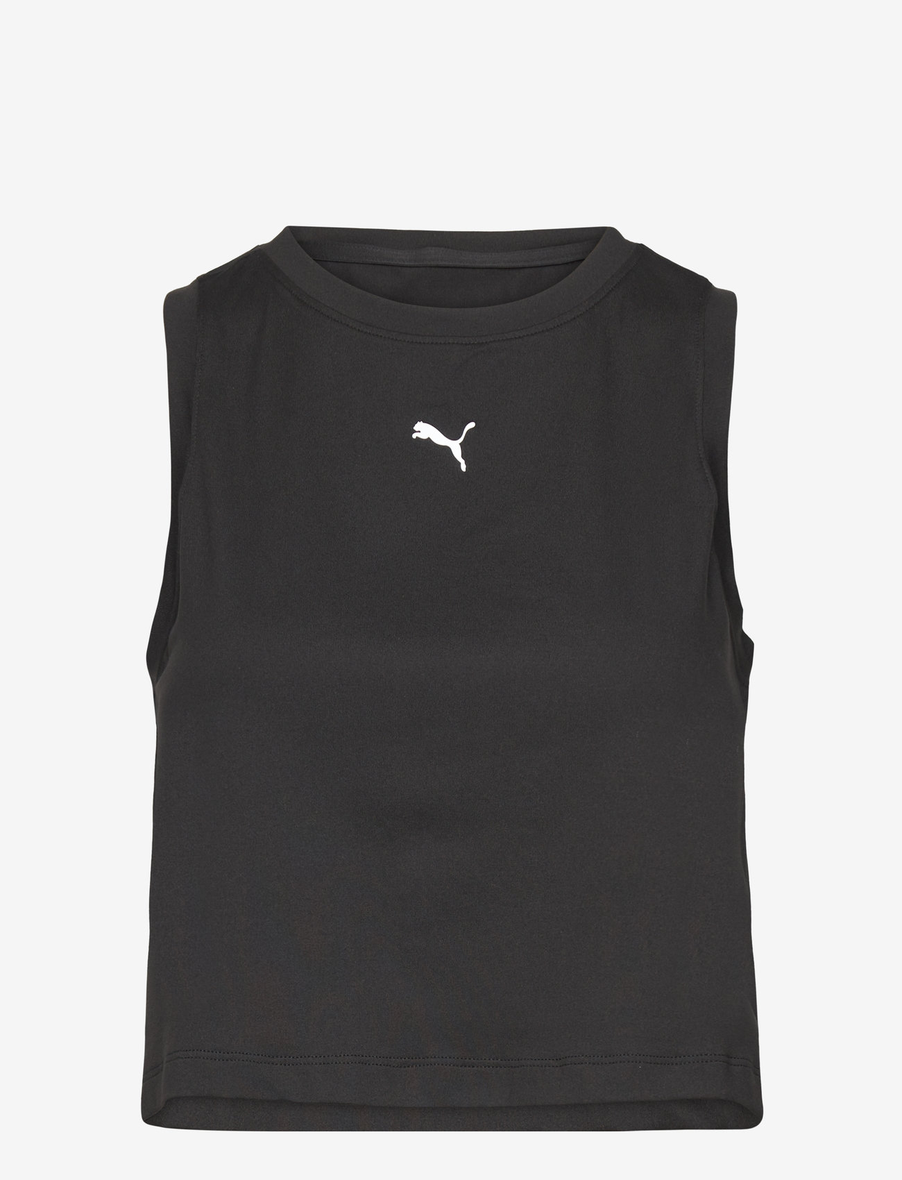 PUMA - CLOUDSPUN SLEEVELESS TANK - SHORT - crop tops - puma black-puma white - 0