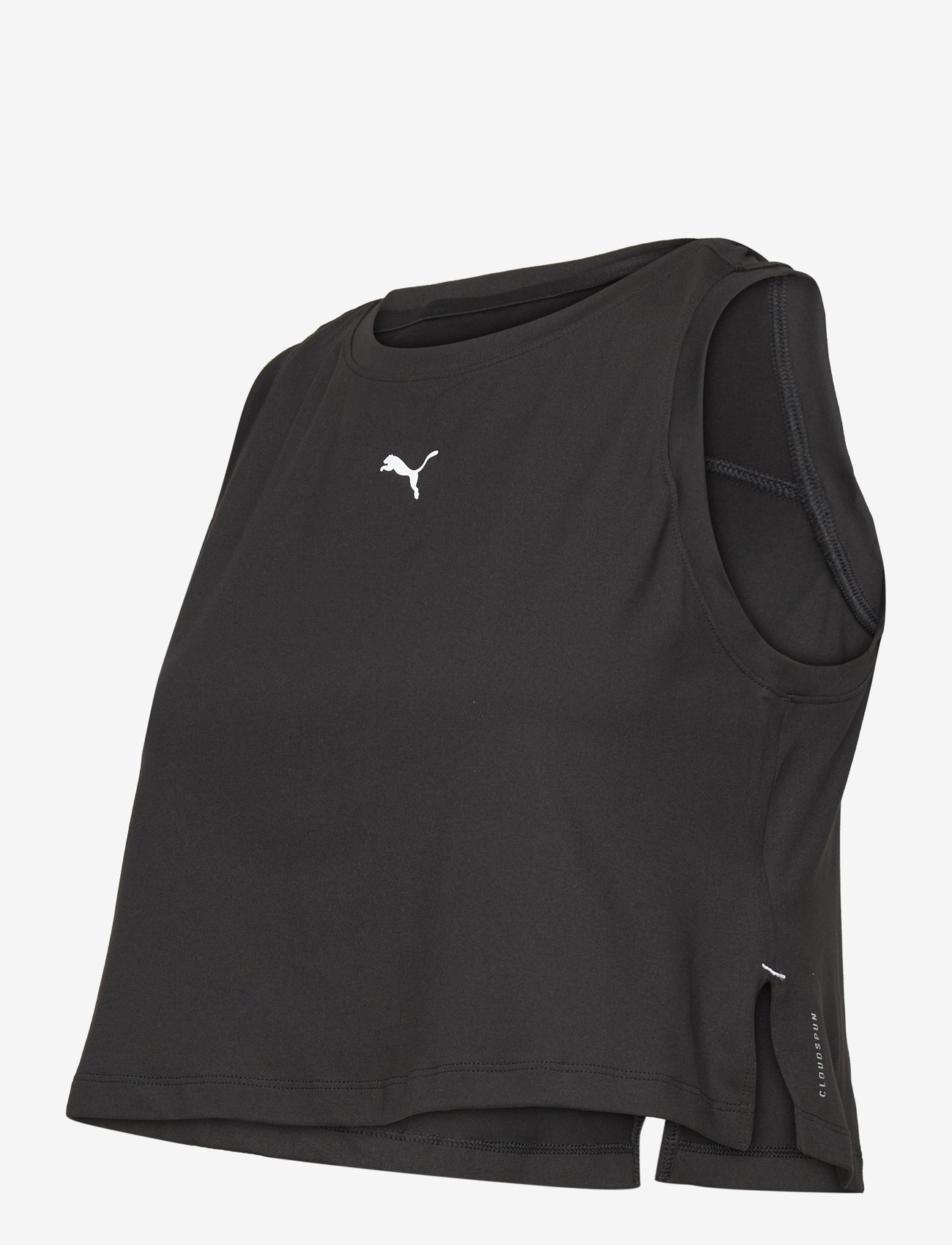 PUMA - CLOUDSPUN SLEEVELESS TANK - SHORT - crop tops - puma black-puma white - 2