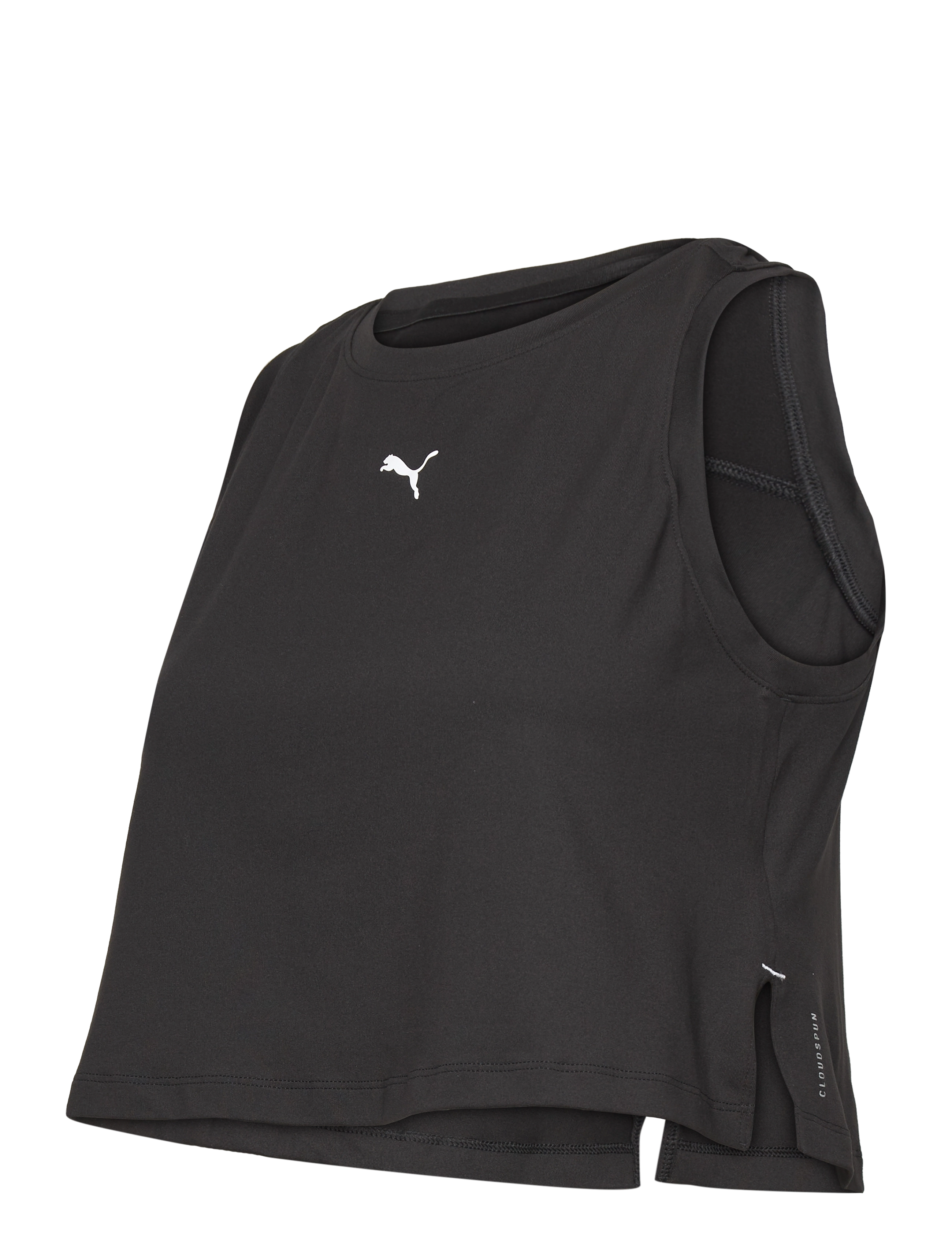 PUMA - CLOUDSPUN SLEEVELESS TANK - SHORT - puma black-puma white - 2