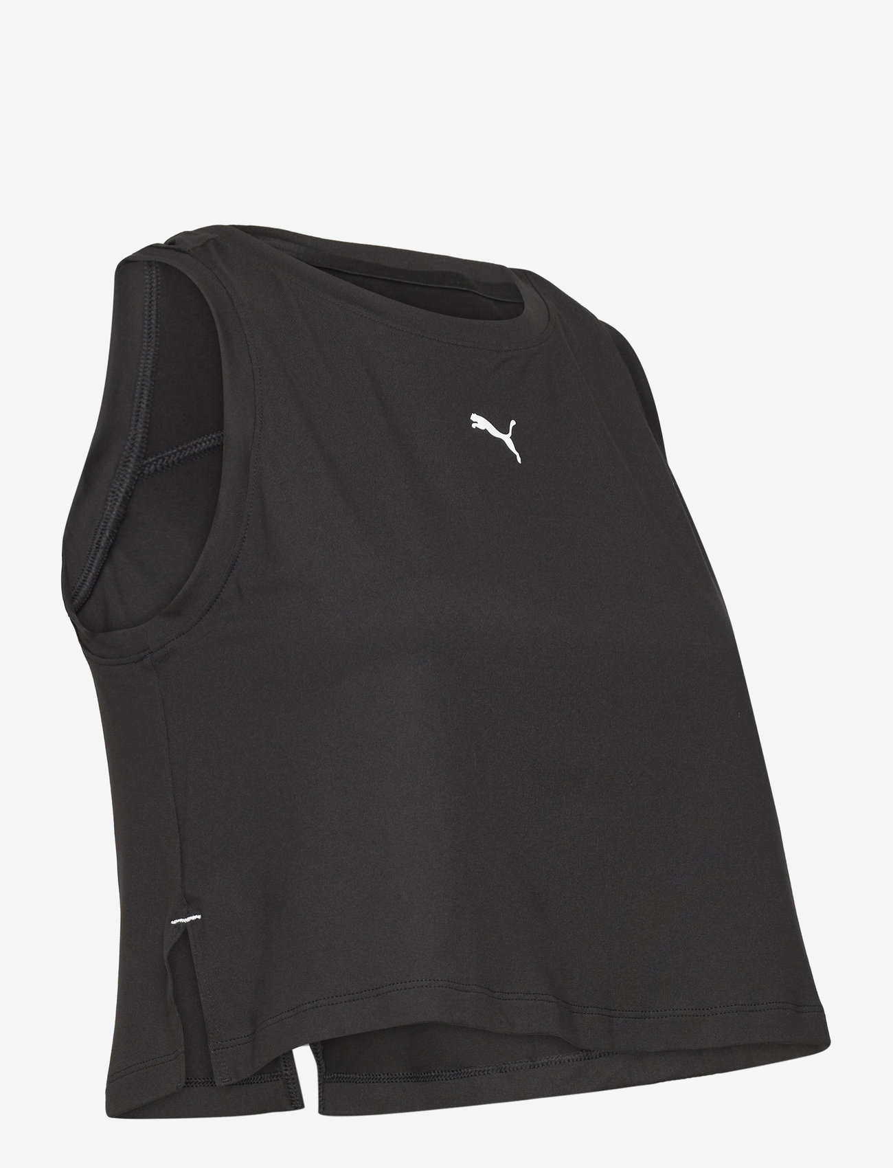 PUMA - CLOUDSPUN SLEEVELESS TANK - SHORT - crop tops - puma black-puma white - 3