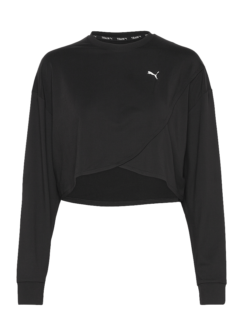 PUMA - CLOUDSPUN CROSSOVER CREW - SHORT - overdele - puma black - 0