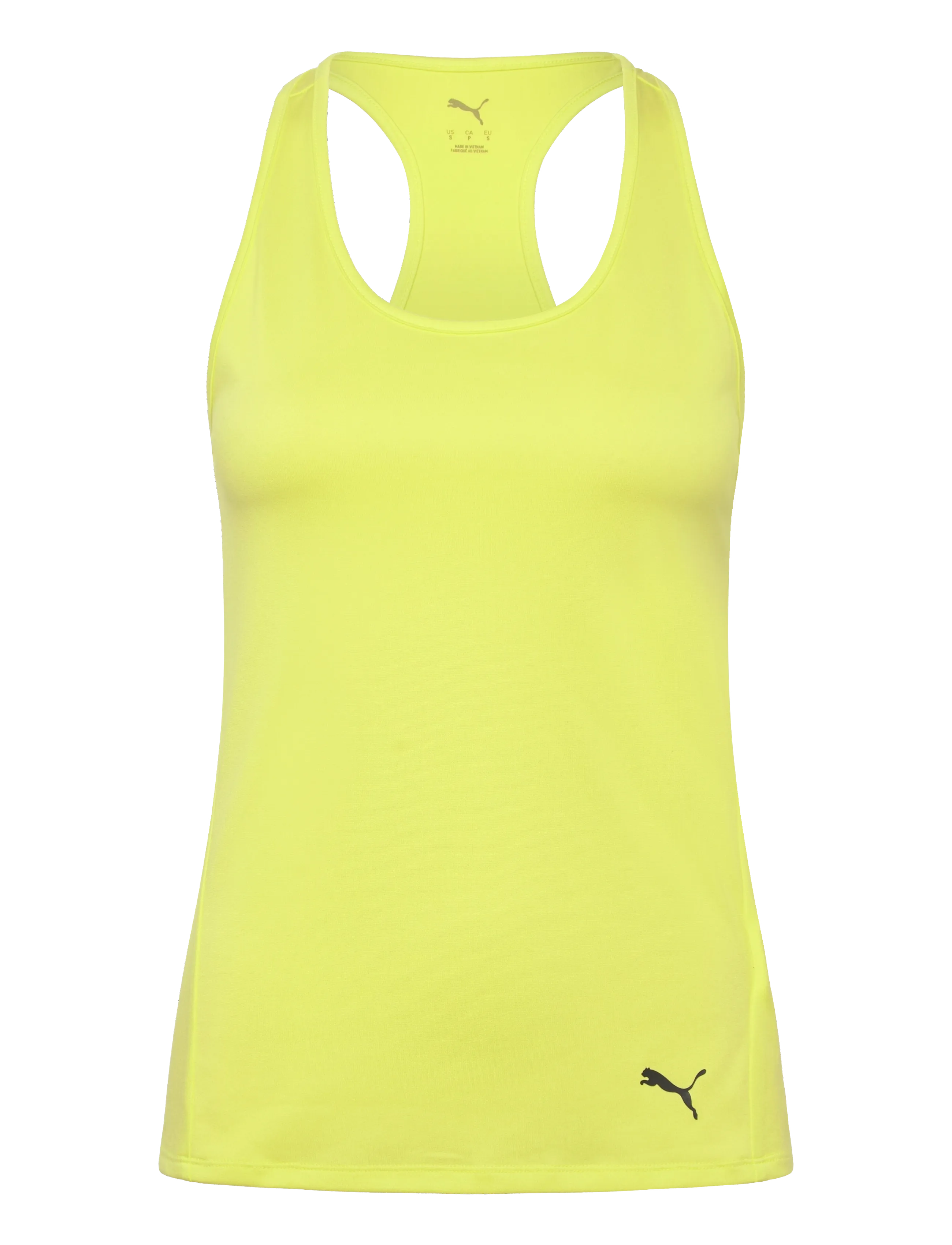 PUMA W TAD ESSENTIAL Racerback Tank - Campaign - LEMON SHERBERT / yellow