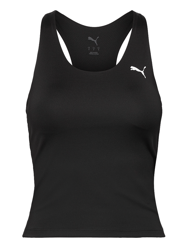 PUMA - W TAD ESSENTIAL 2 in 1 Tank - toppe & t-shirts - puma black-puma white - 0