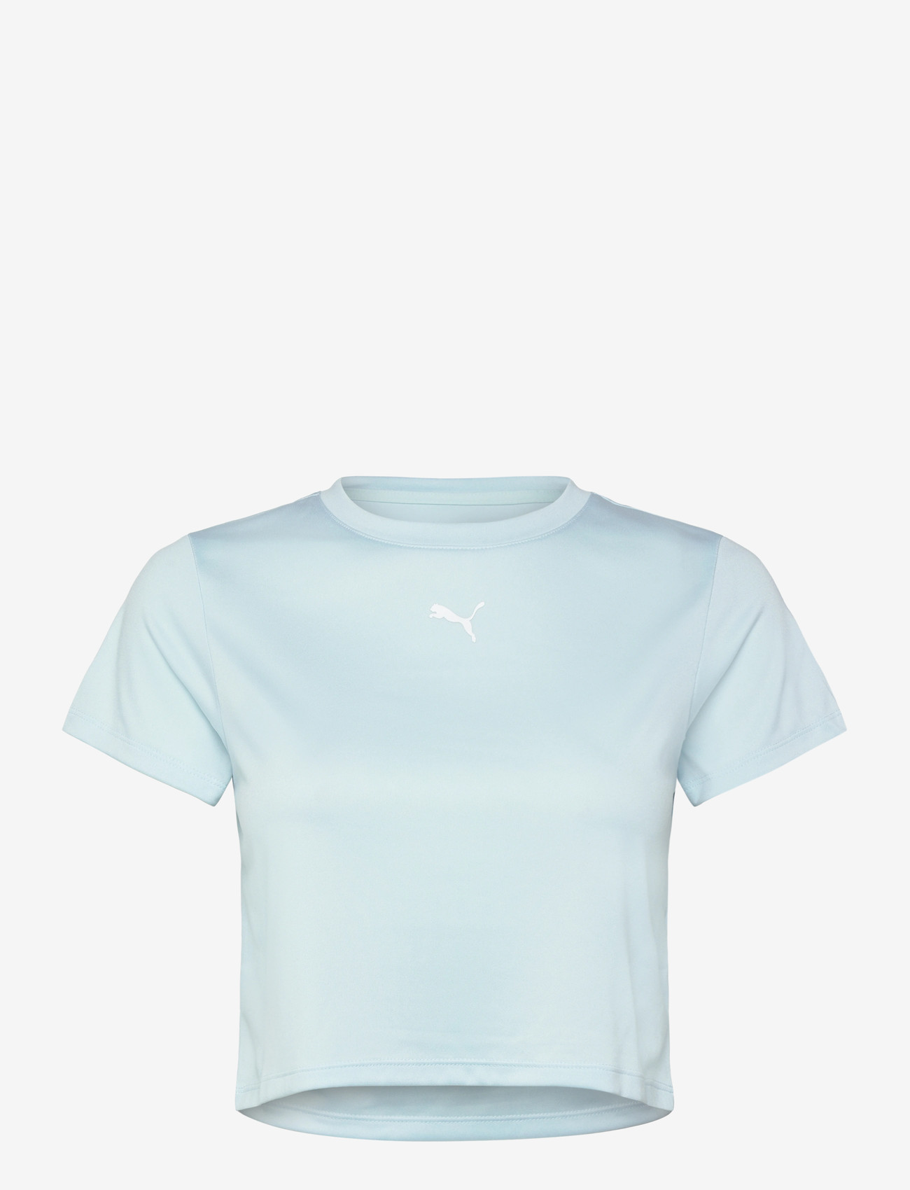 PUMA - W TAD ESSENTIAL Baby Tee - crop tops - fresh water - 0