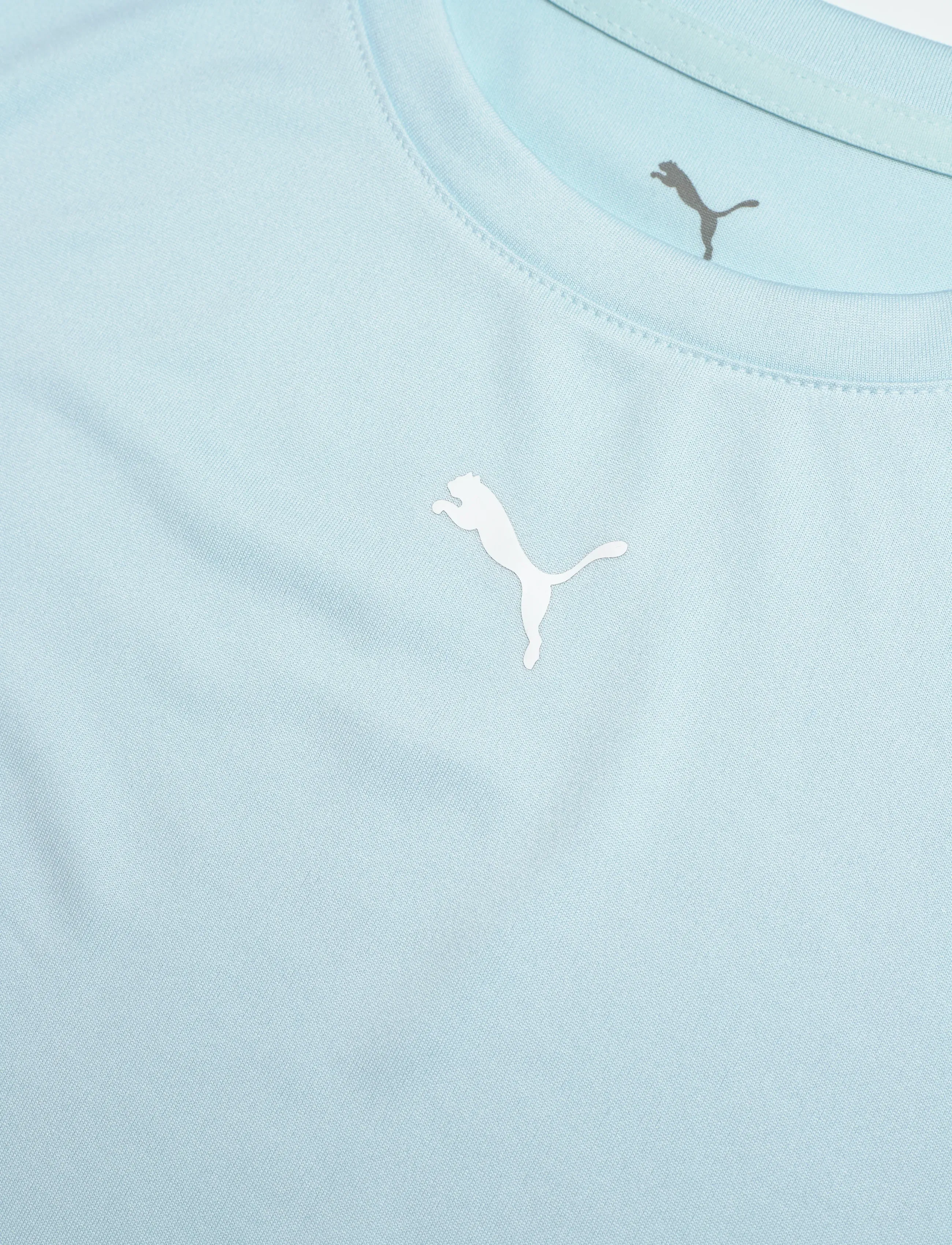 PUMA - W TAD ESSENTIAL Baby Tee - crop tops - fresh water - 2