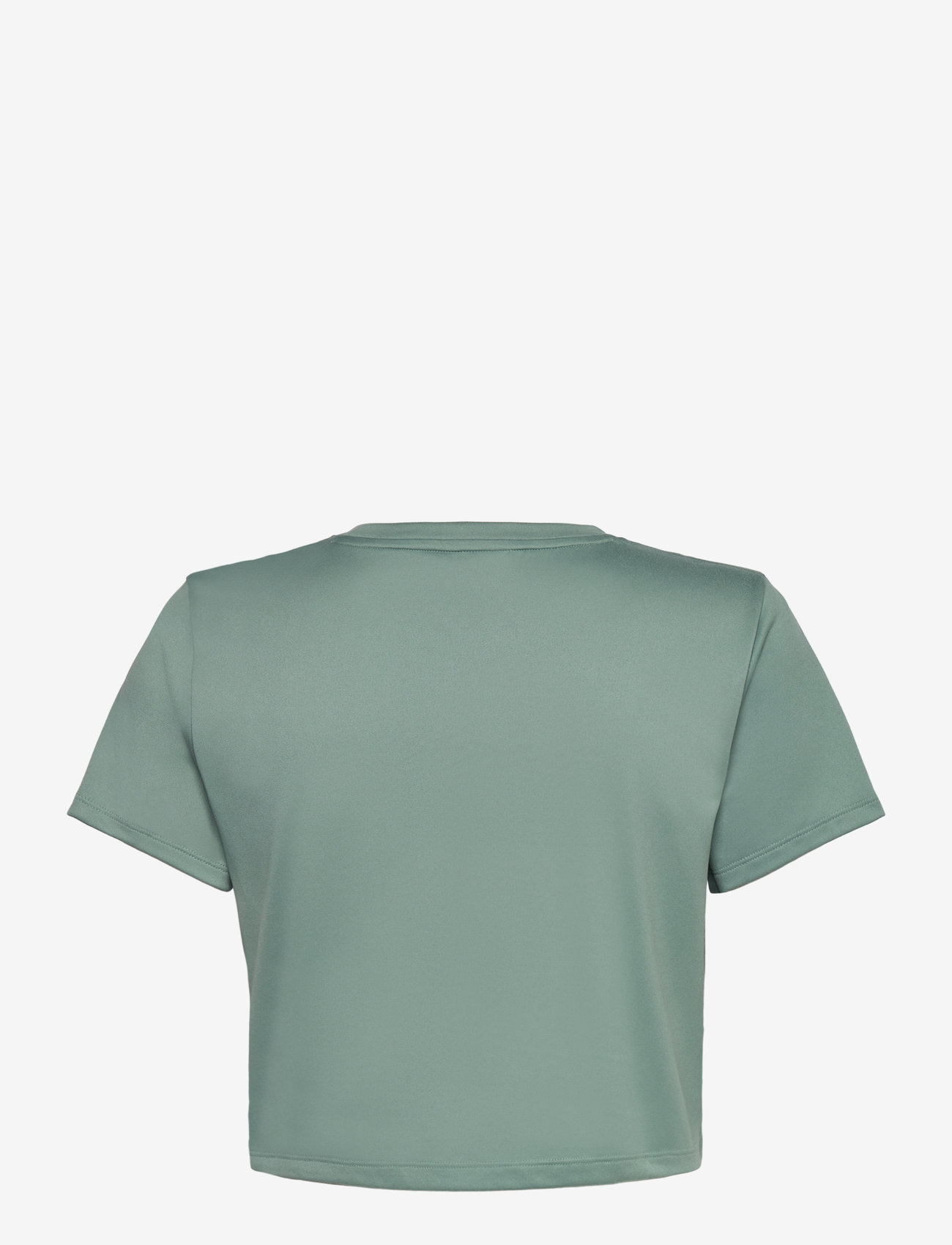 PUMA - W TAD ESSENTIAL Baby Tee - crop tops - green moon - 1