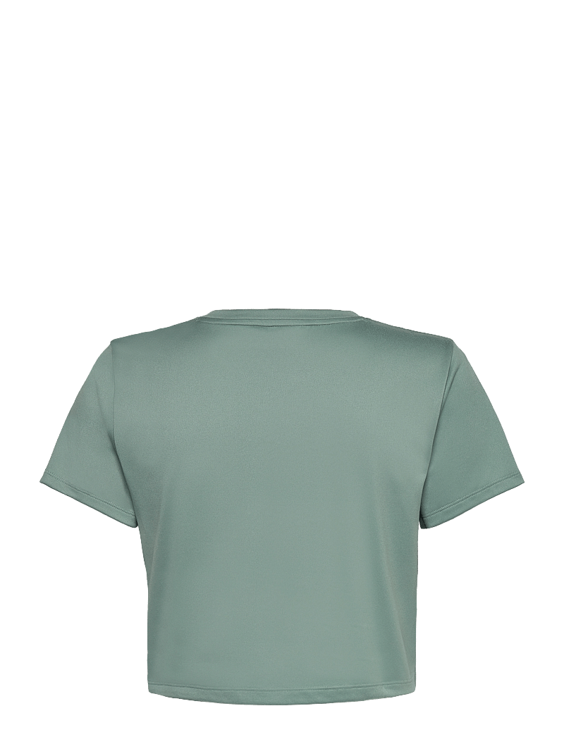 PUMA - W TAD ESSENTIAL Baby Tee - crop tops - green moon - 1