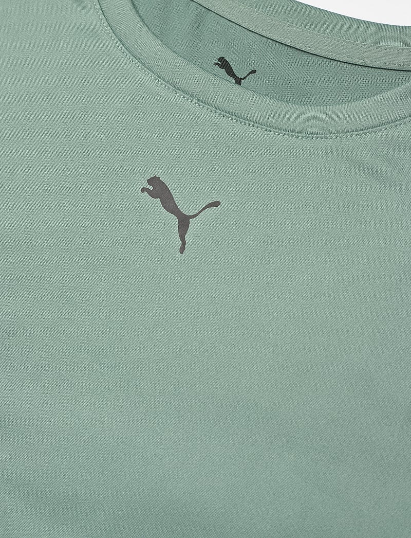PUMA - W TAD ESSENTIAL Baby Tee - crop tops - green moon - 2