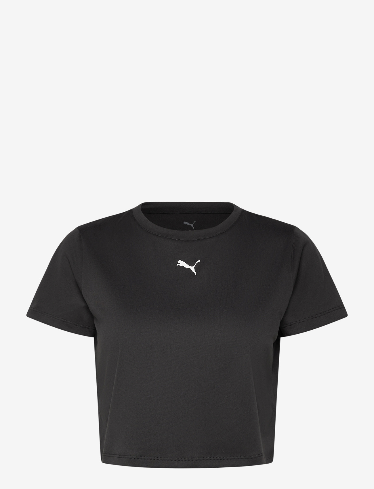 PUMA - W TAD ESSENTIAL Baby Tee - crop-tops - puma black - 0