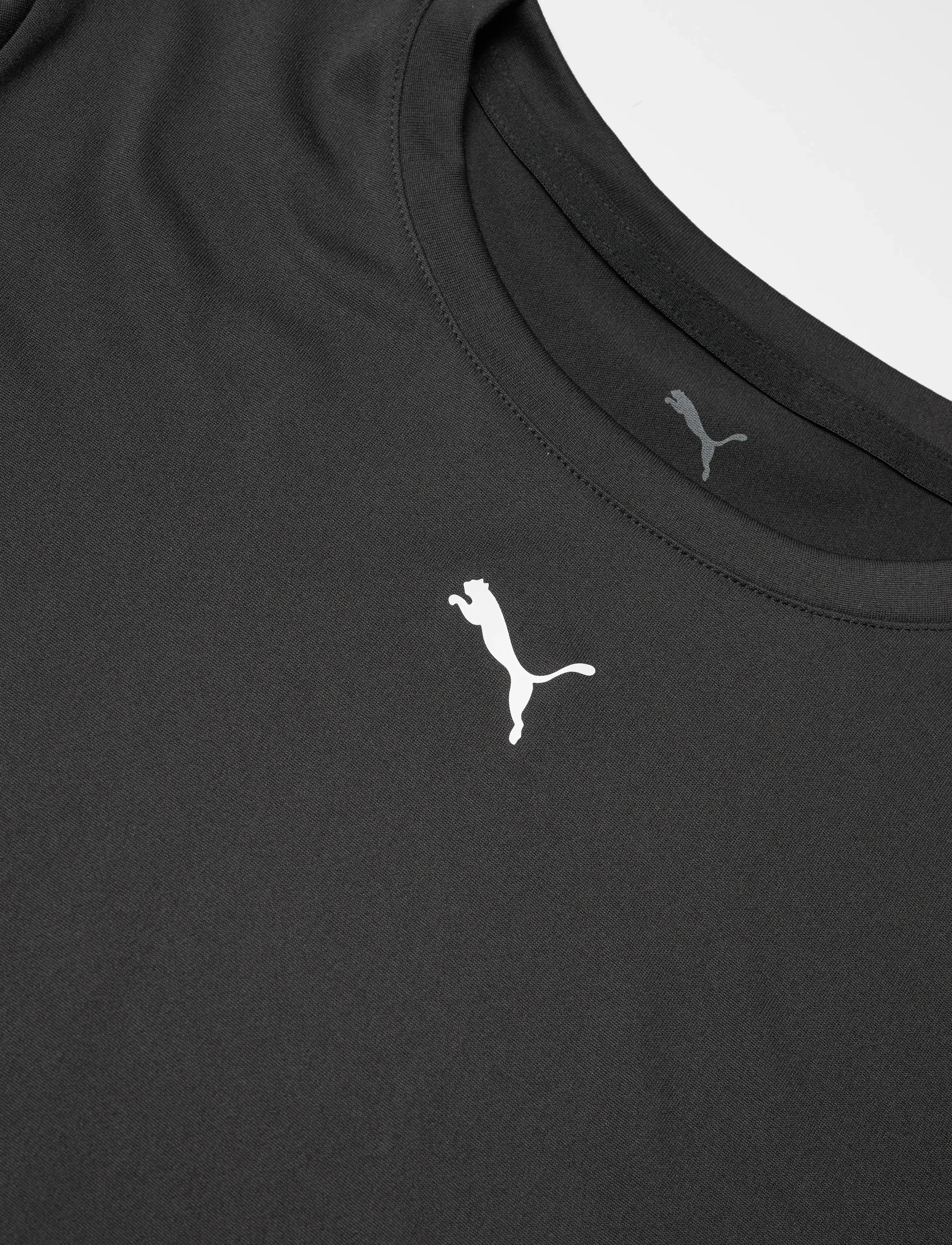 PUMA - W TAD ESSENTIAL Baby Tee - crop tops - puma black - 2