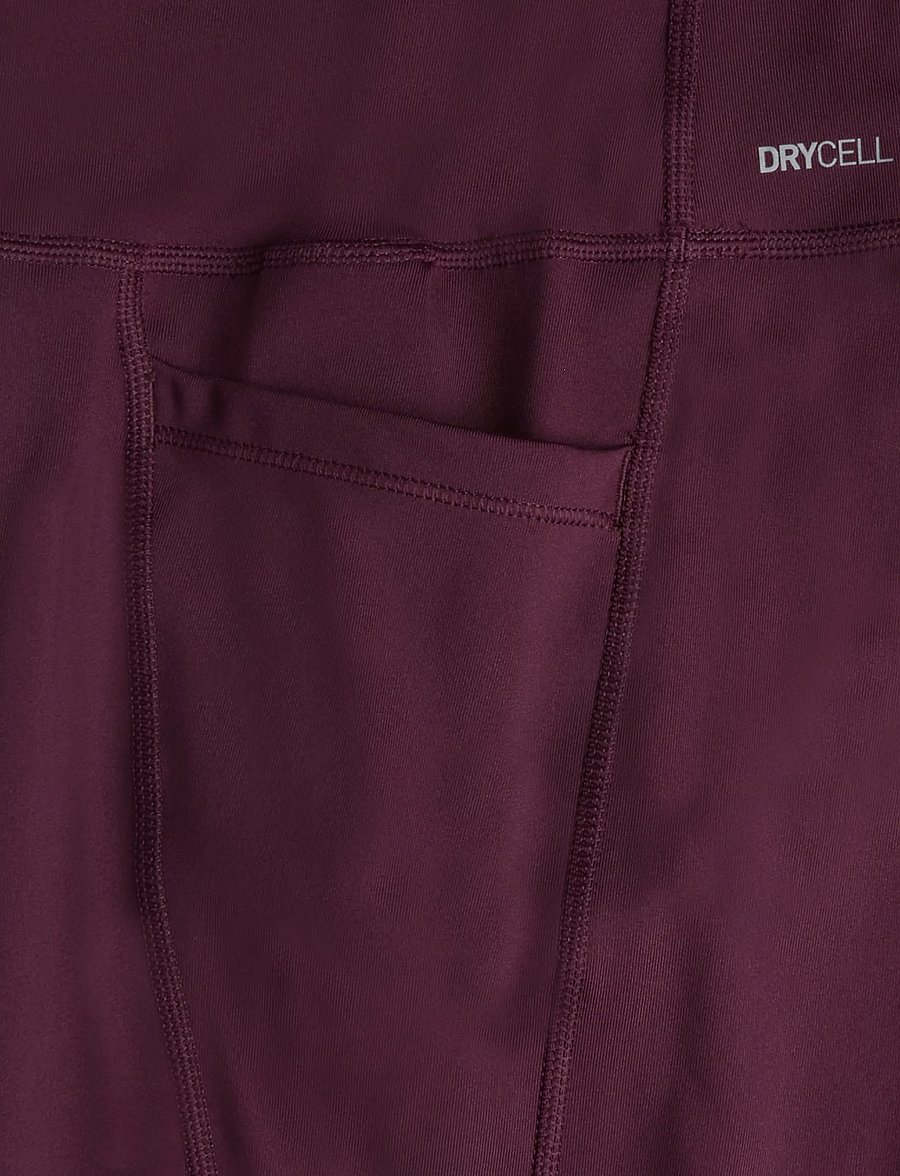 PUMA - W TAD ESSENTIAL TIGHT - HW 7/8 - trainingstights - ruby noir - 2