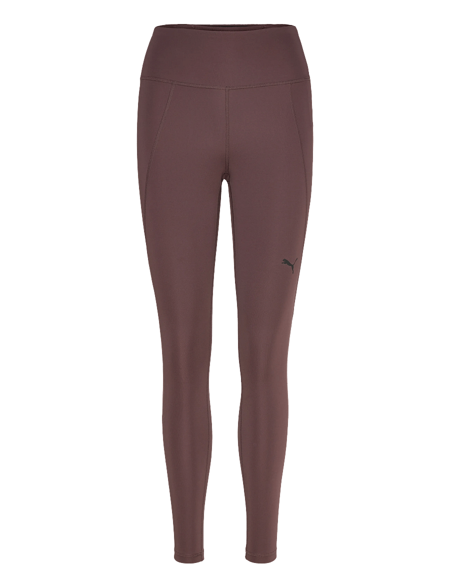 PUMA - W TAD ESSENTIAL TIGHT - HW FL - fuld længde - chocolate brown - 0