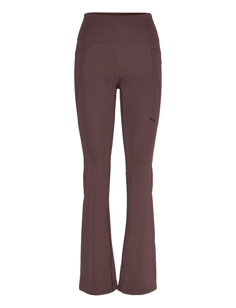 PUMA - W TAD ESSENTIAL HW BOOTCUT PANT - tights - chocolate brown - 0