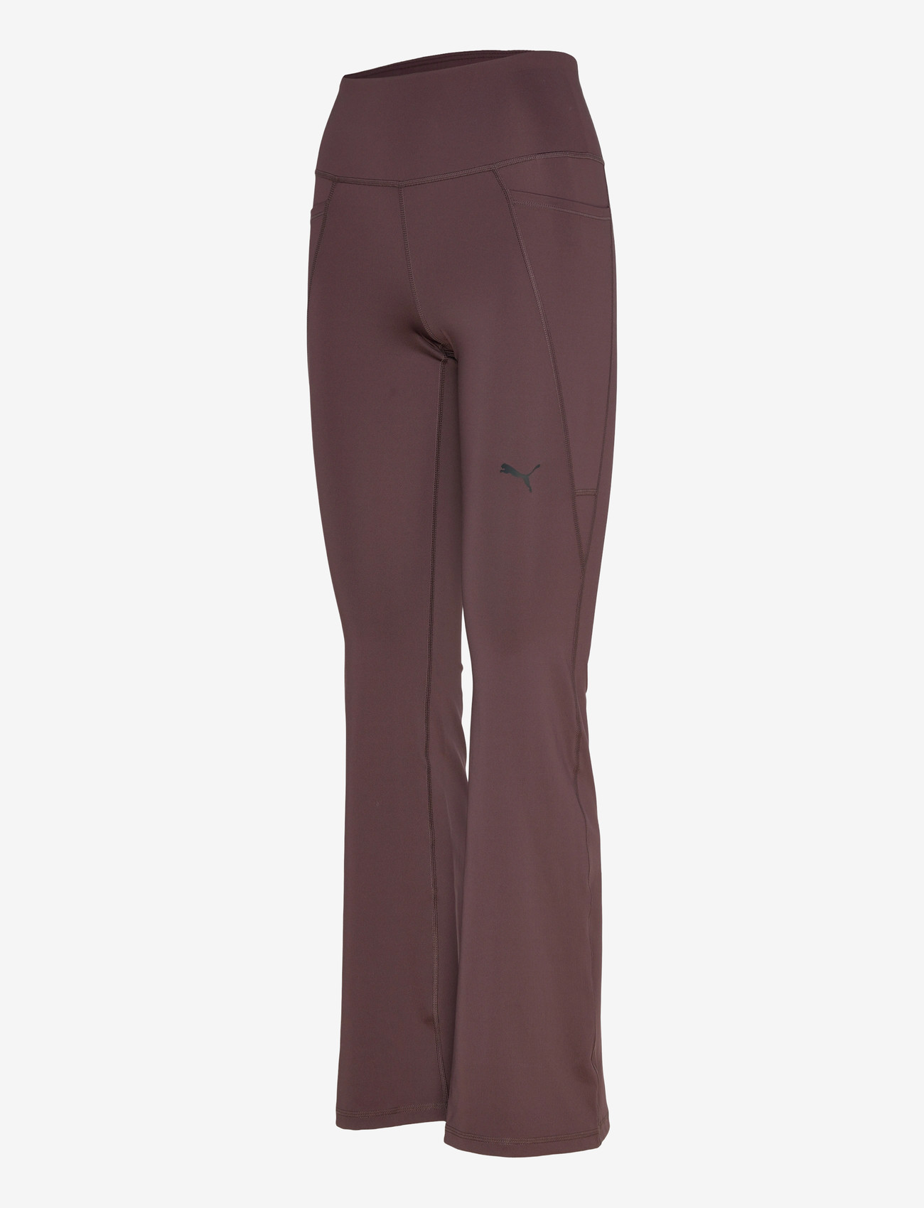 PUMA - W TAD ESSENTIAL HW BOOTCUT PANT - tights - chocolate brown - 2