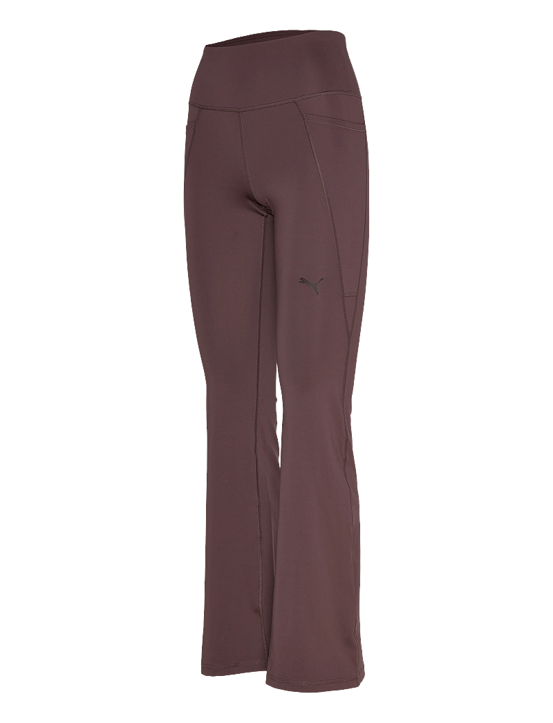 PUMA - W TAD ESSENTIAL HW BOOTCUT PANT - tights - chocolate brown - 2