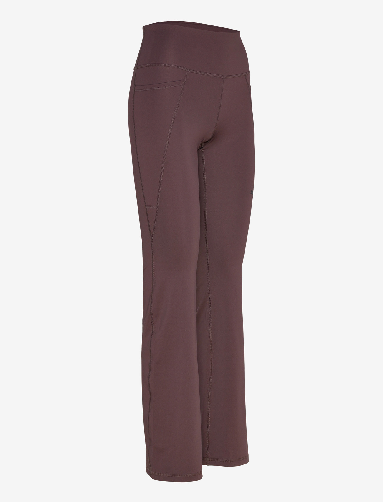 PUMA - W TAD ESSENTIAL HW BOOTCUT PANT - tights - chocolate brown - 3